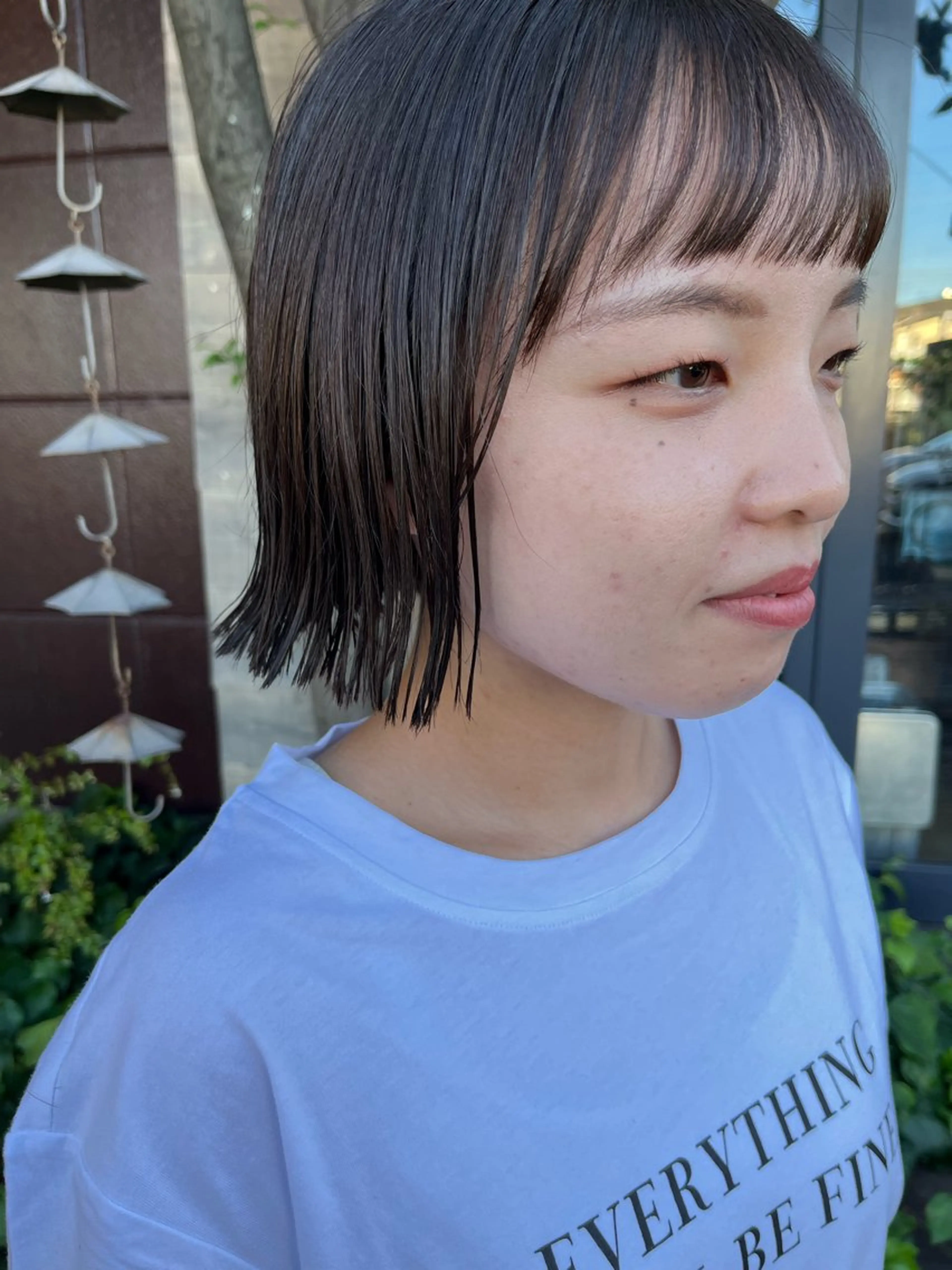 ショート カラー 🩶韓国艶髪🇰🇷 下本夕綺のヘアスタイル