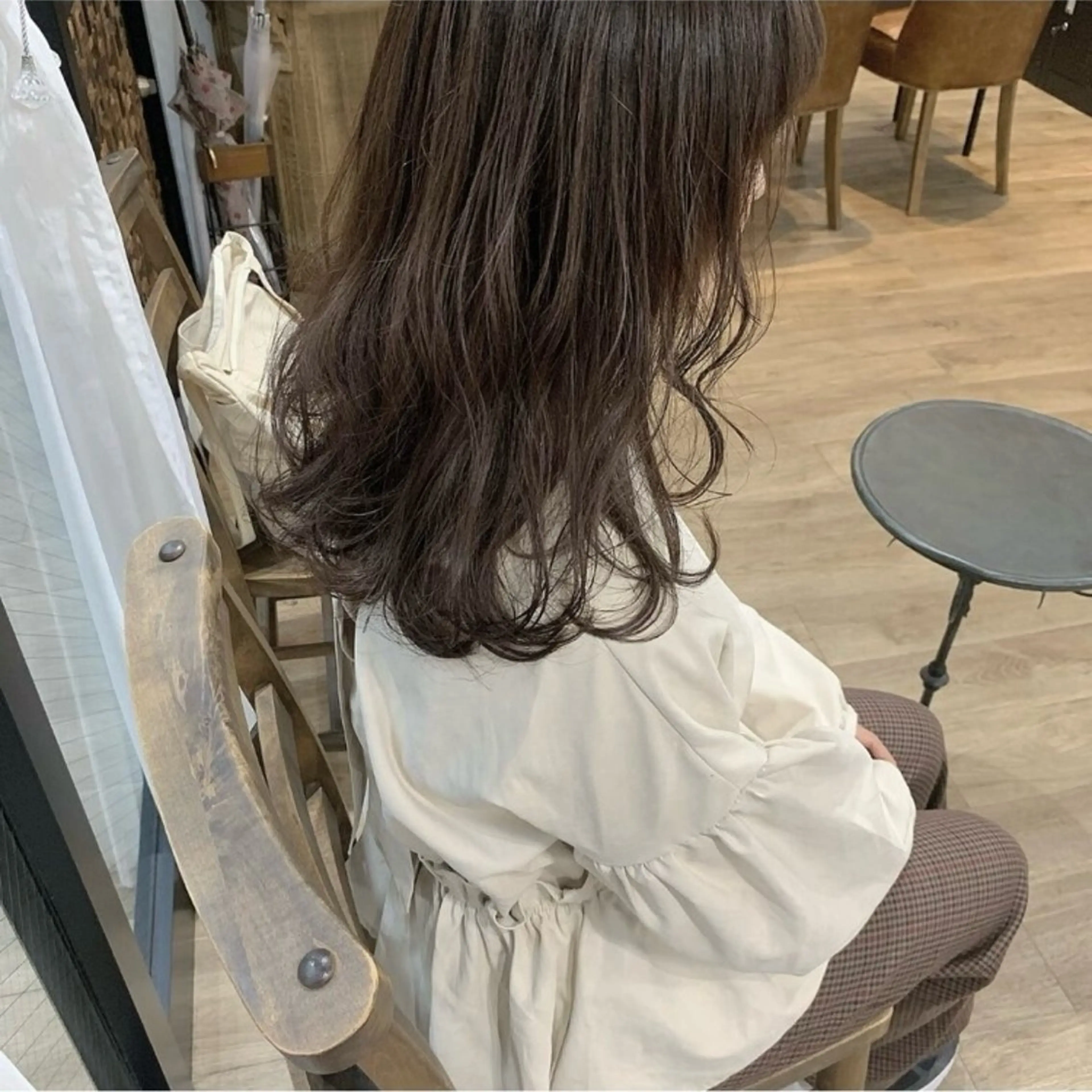 ロング カラー ヘアカラー トリートメント Ria🌙*ﾟ 艶カラーのヘアスタイル
