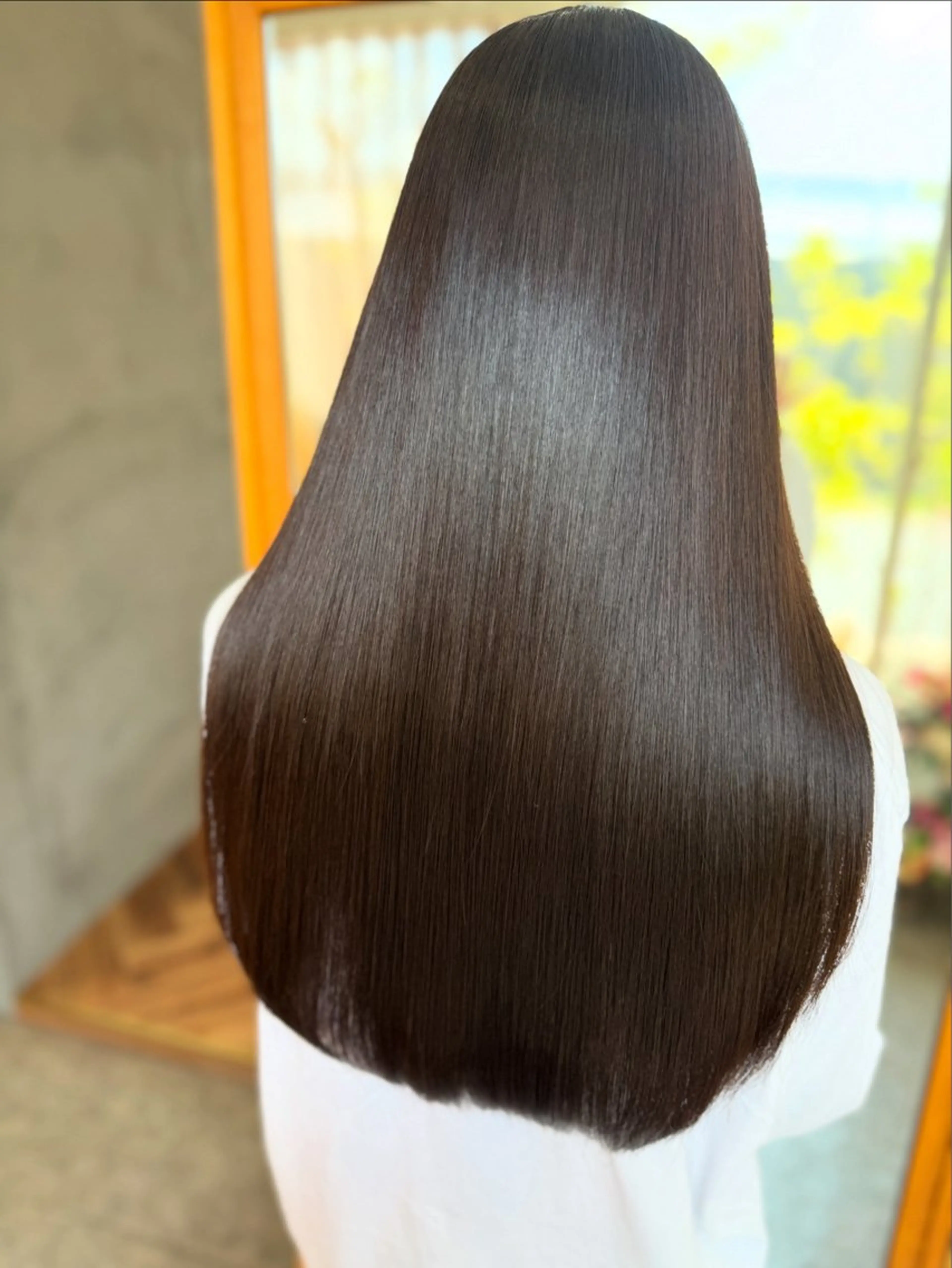 ロング カラー ブリーチ 縮毛矯正 トリートメント 髪質改善/縮毛矯正/ 艶髪/こたろうのヘアスタイル