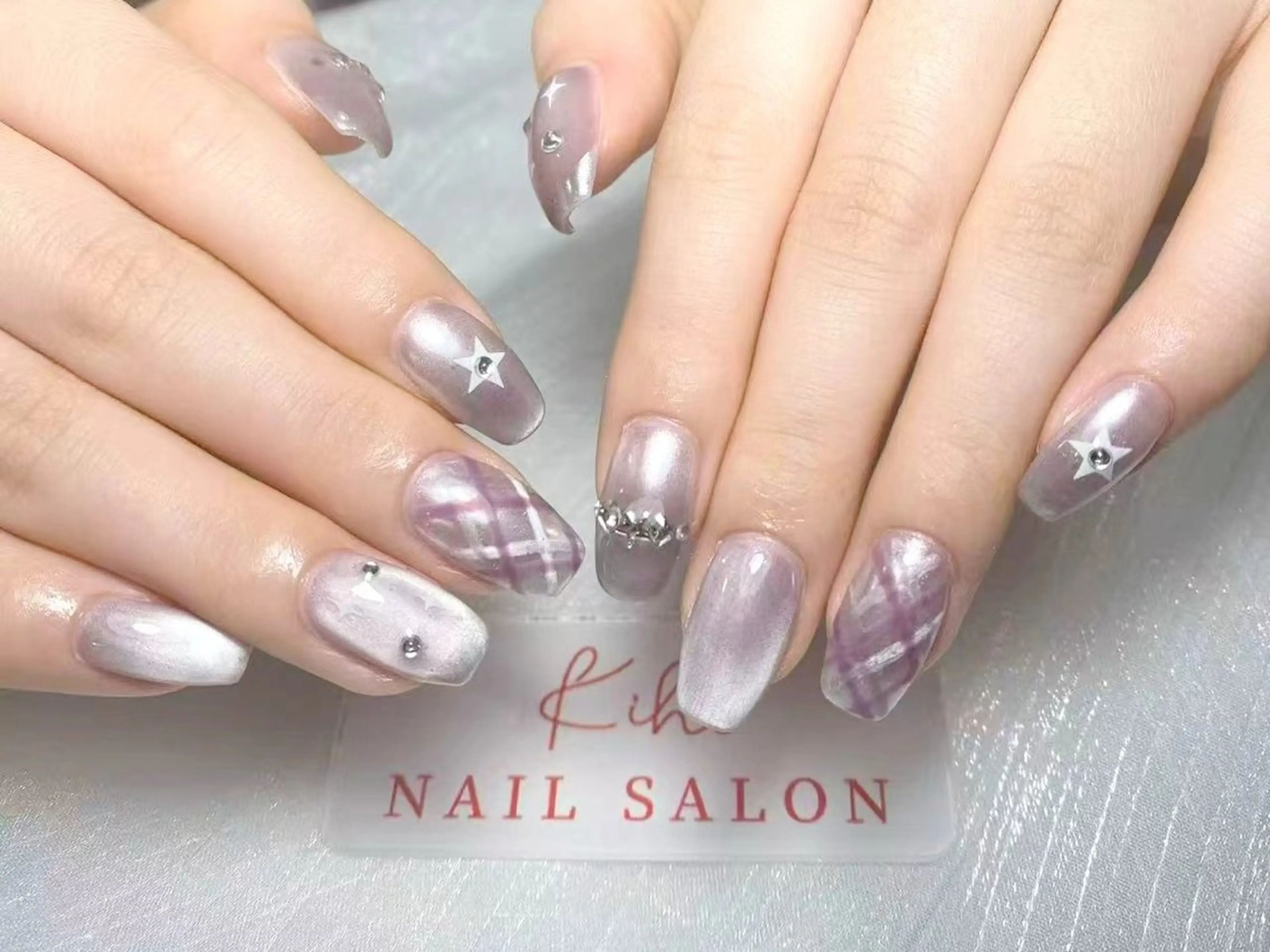 ネイル アートネイル フレンチネイル ジェルネイル グラデーション 韓国ネイル ハンドネイル さくら💮💮 【オフ無料】のネイルデザイン