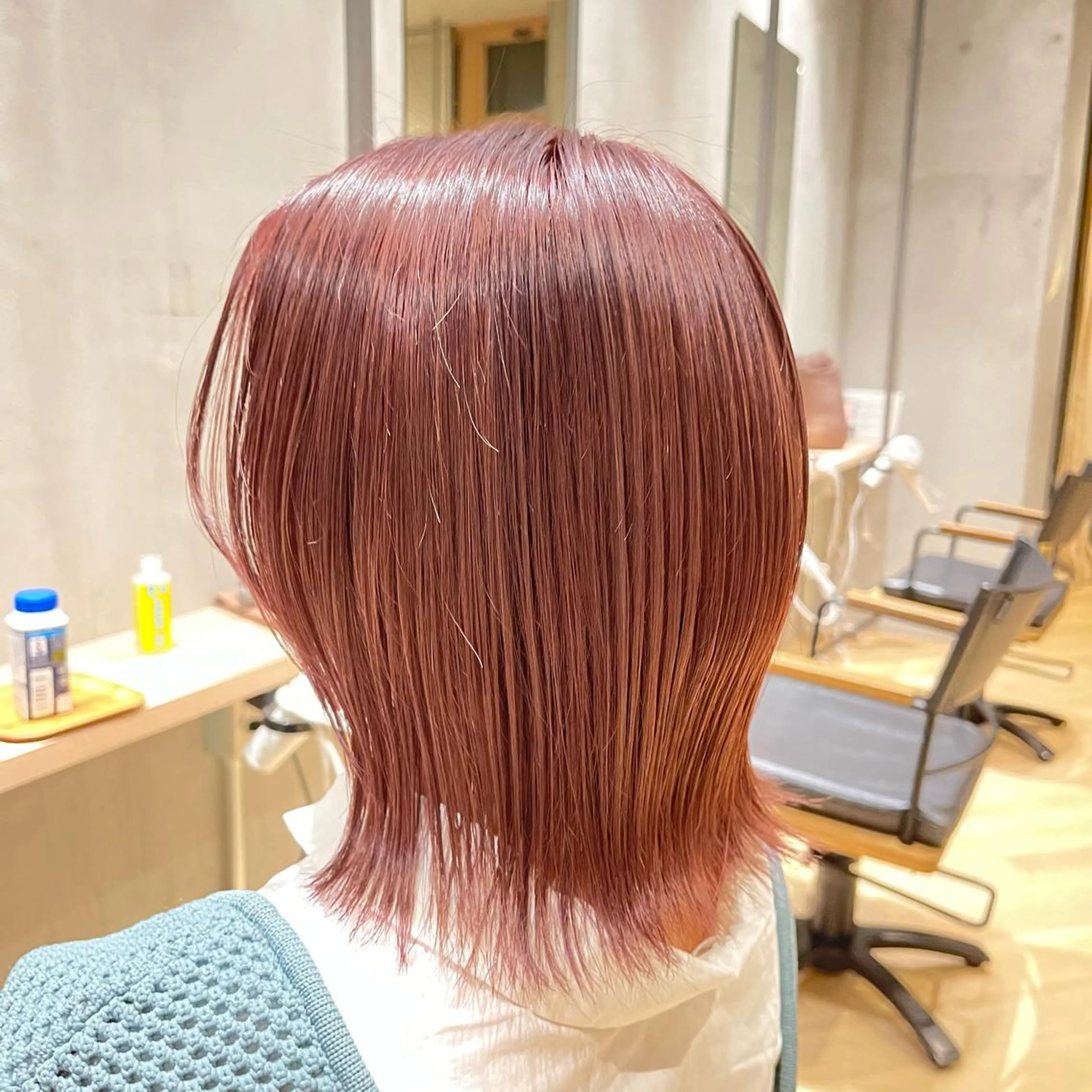 ミディアム カラー 高井瑠華🌼 ストカールカット特化のヘアスタイル