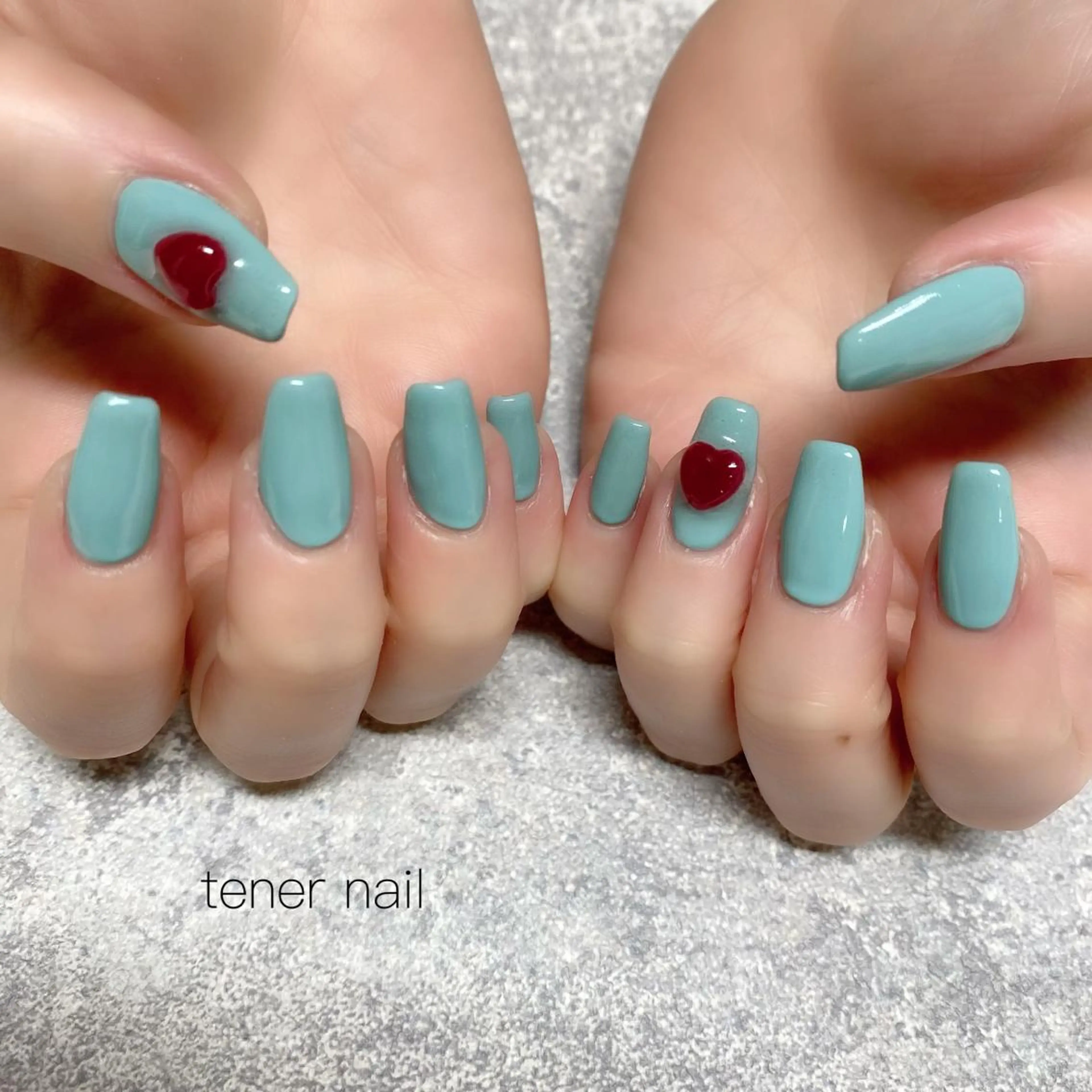 ネイル ハート tener  nail  テネルネイル所属・テネルネイル tener nailのネイルデザイン