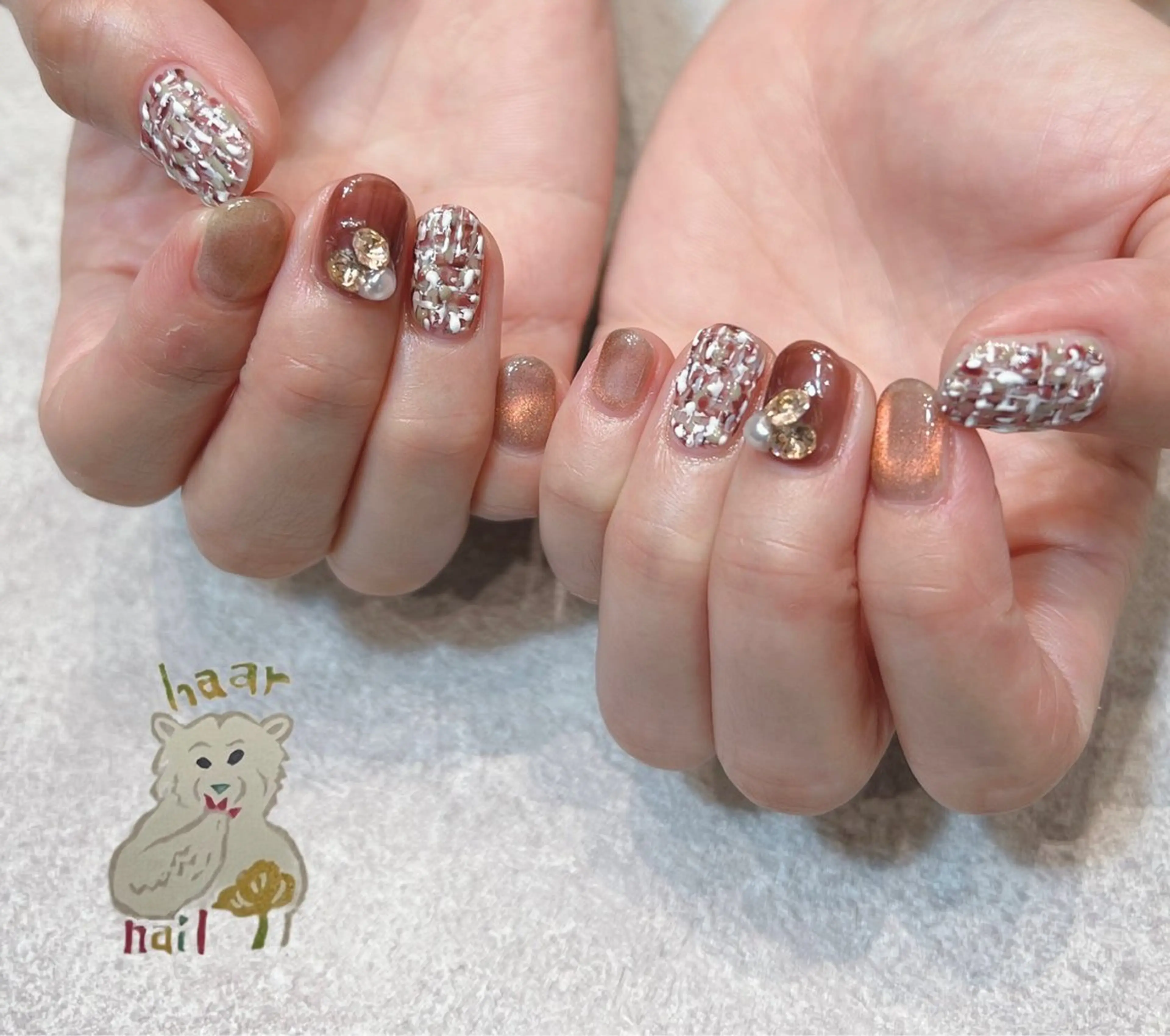 ネイル ハンドネイル 深田 加代のネイルデザイン