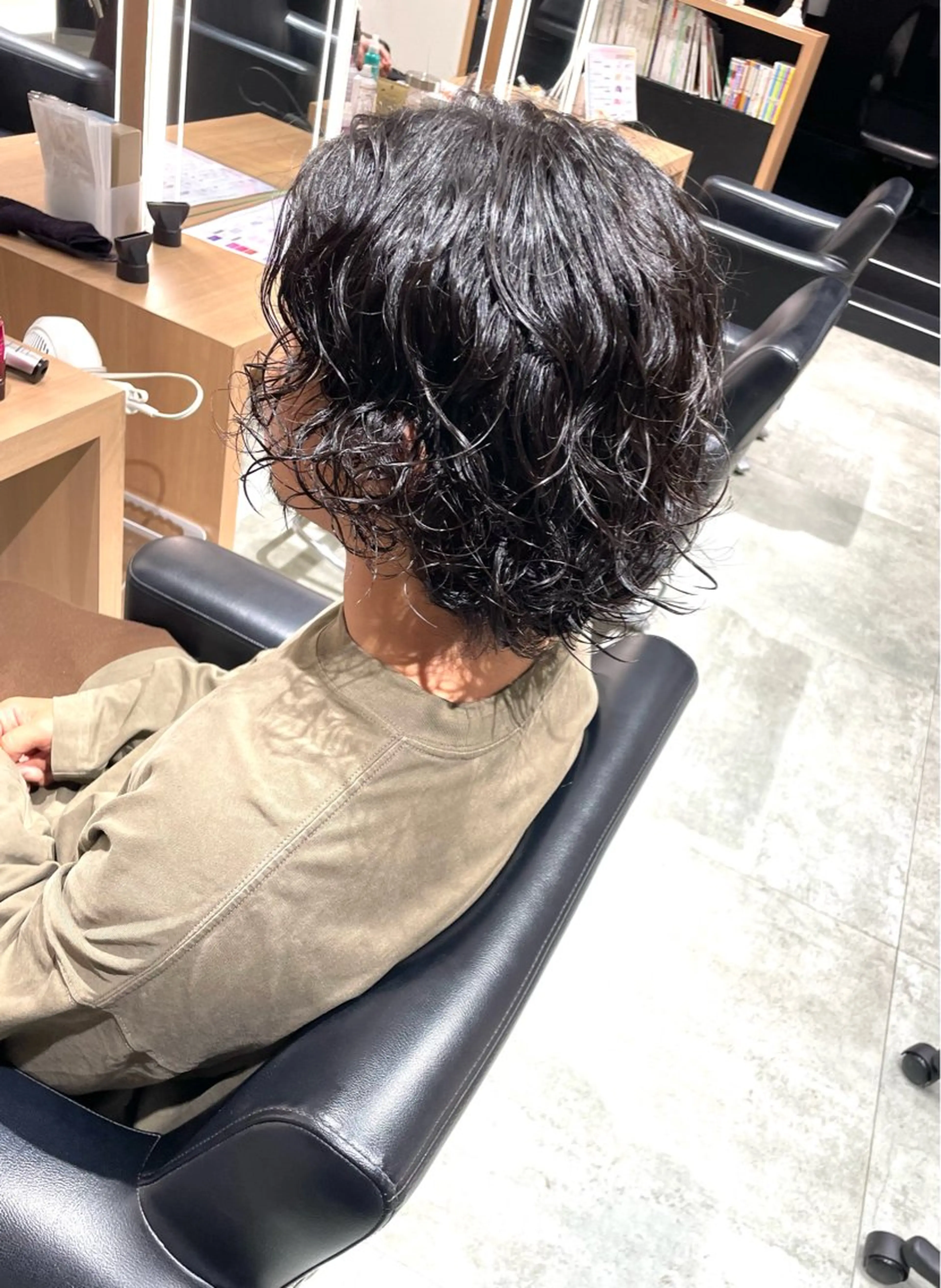 パーマ メンズ メンズパーマ スパイラルパーマ 長町/酸性ストレート /曲がる縮毛矯正のヘアスタイル