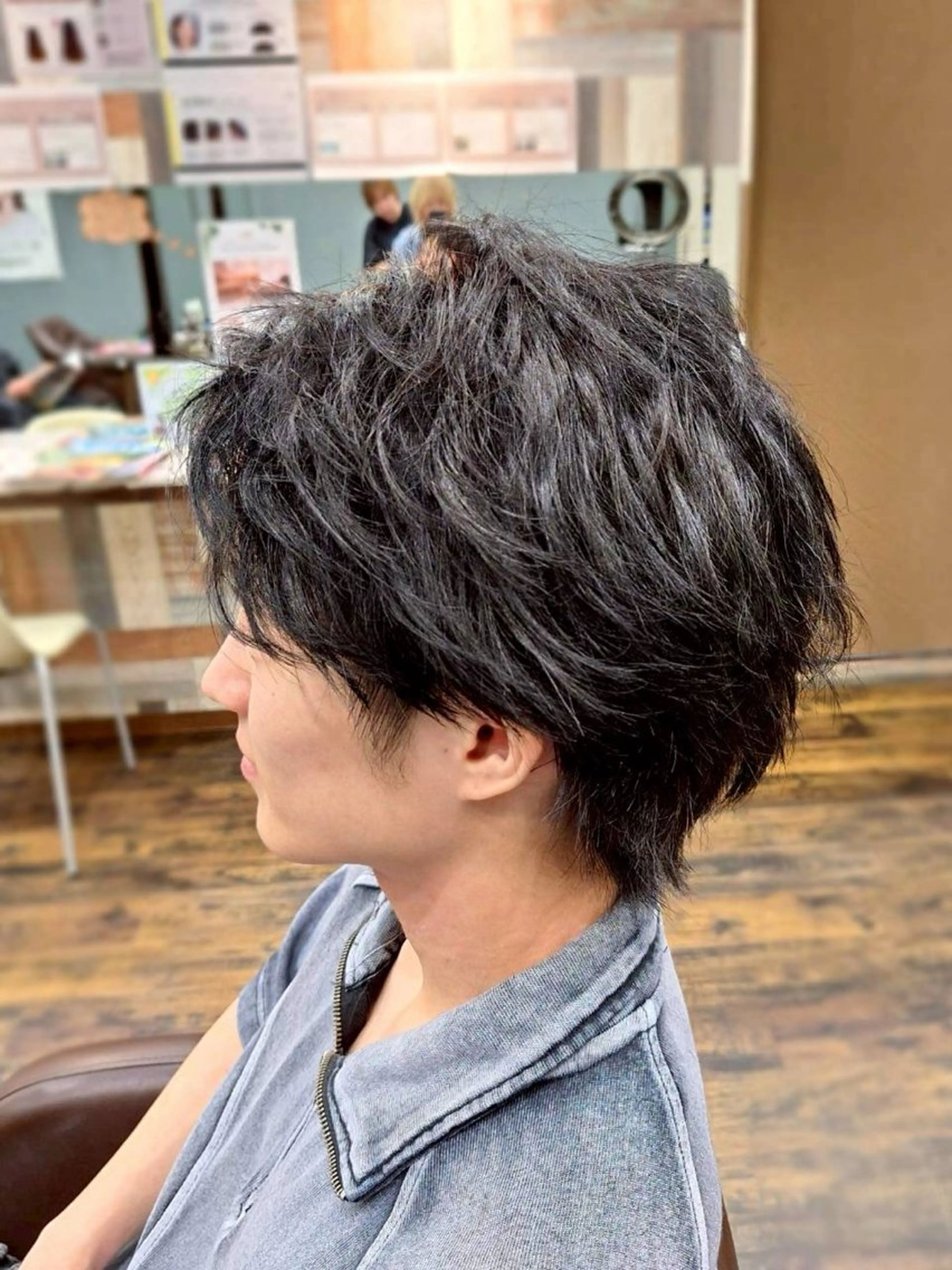大学、専門メンズカットの写真