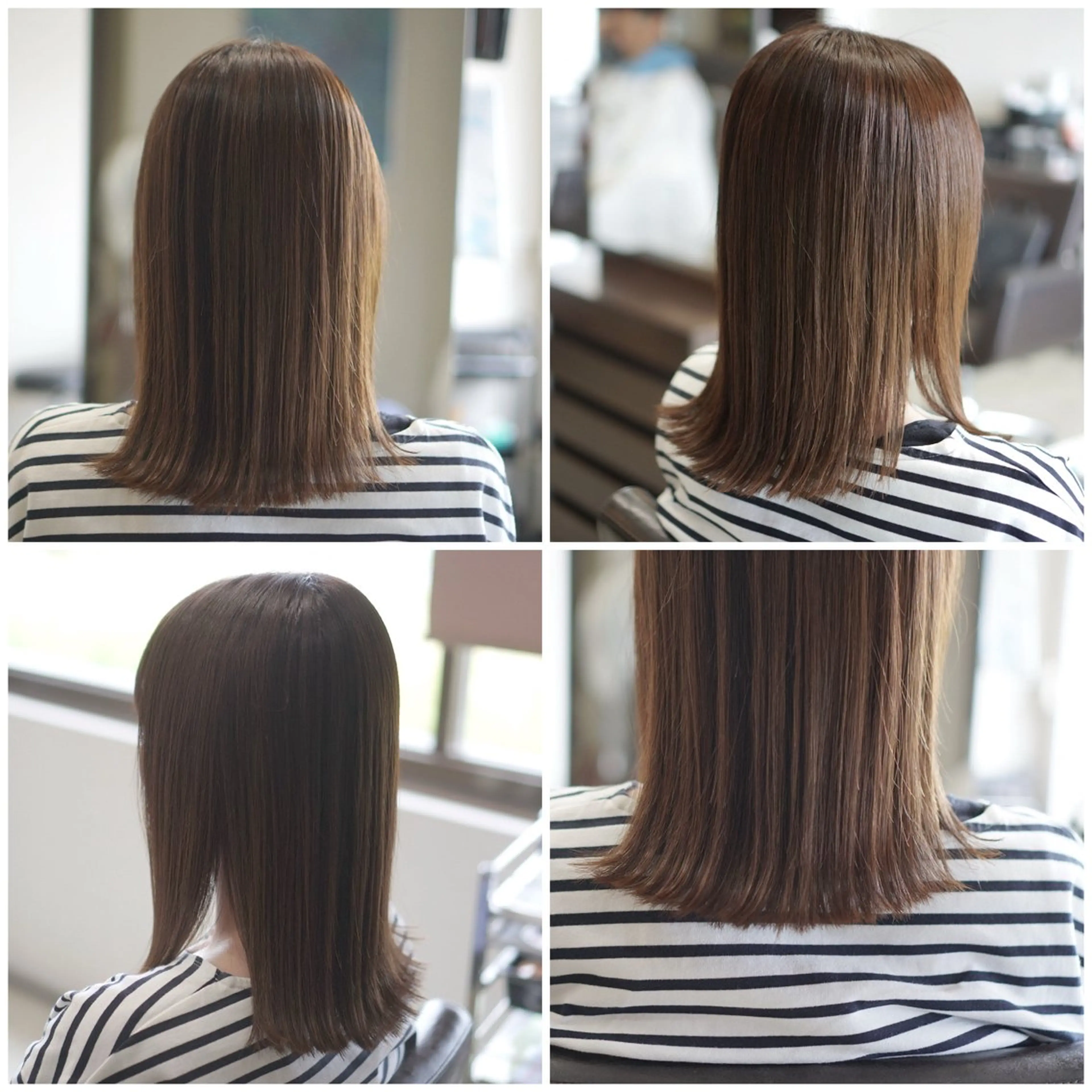 セミロング カラー 中島 剛のヘアスタイル