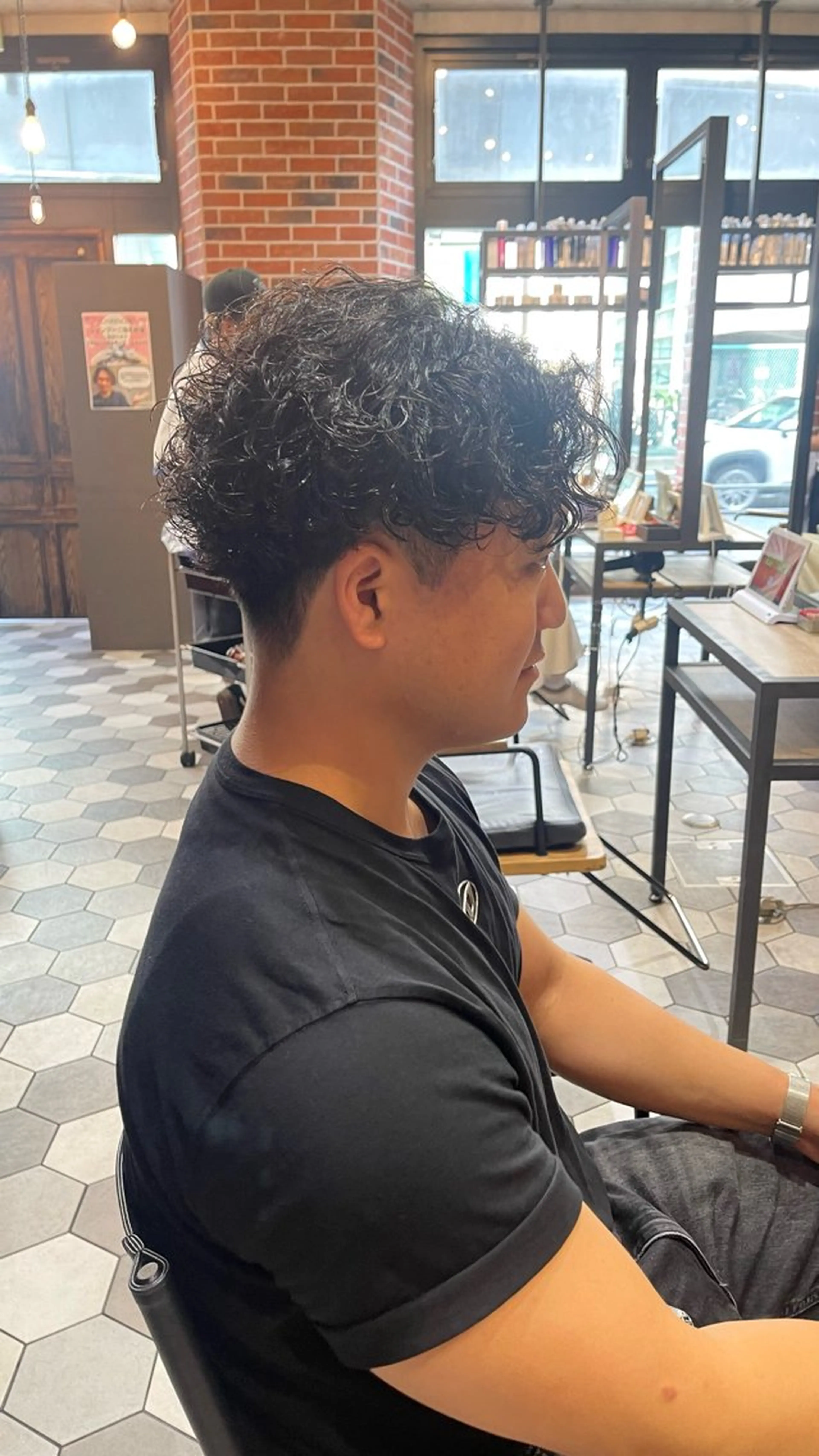 パーマ メンズ 大人男子の メンズパーマのヘアスタイル