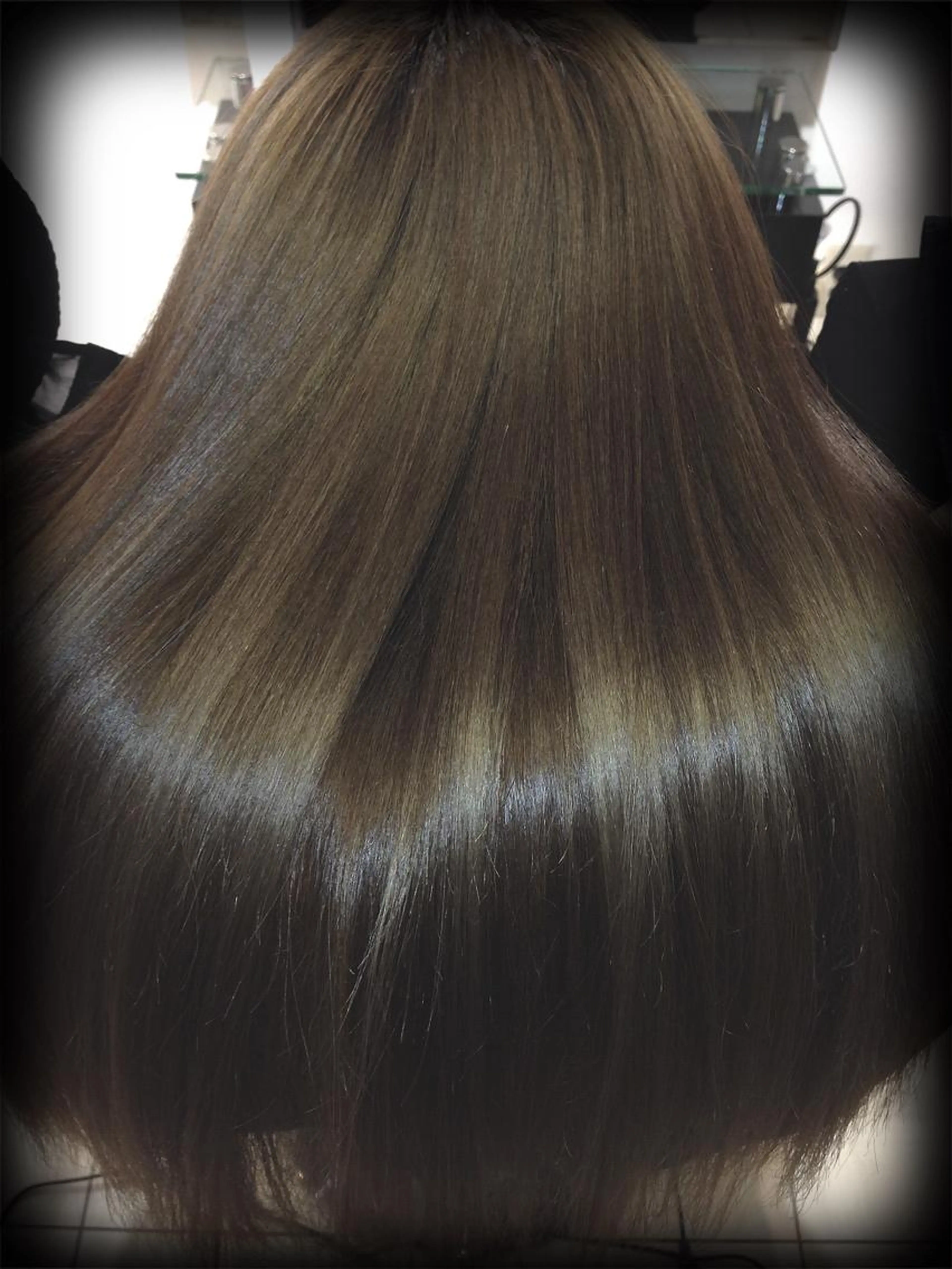 カット＋髪質改善サラツヤストレートの写真