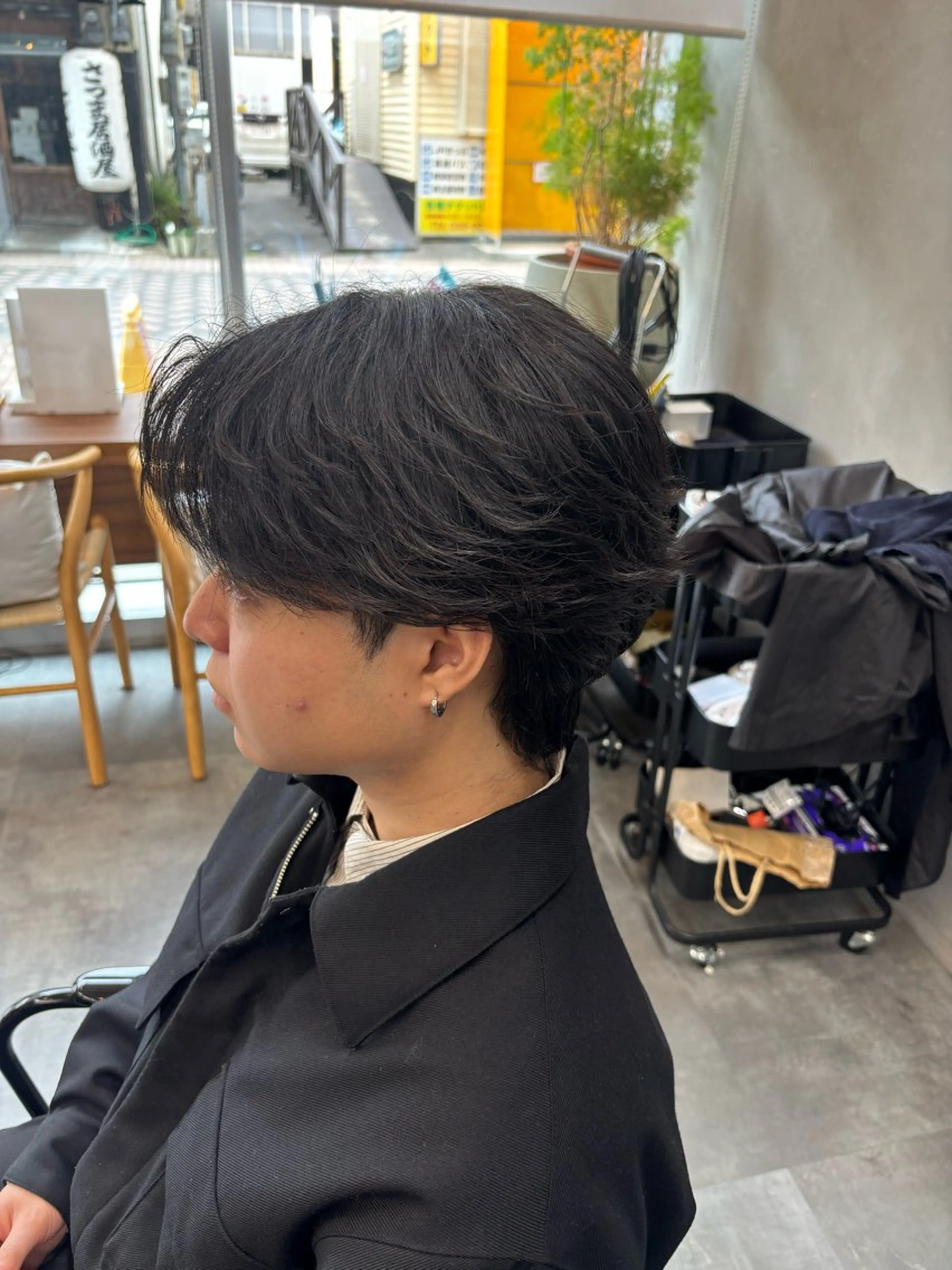 ショート メンズ カット パーマ 鹿児島 TSUBASAのヘアスタイル