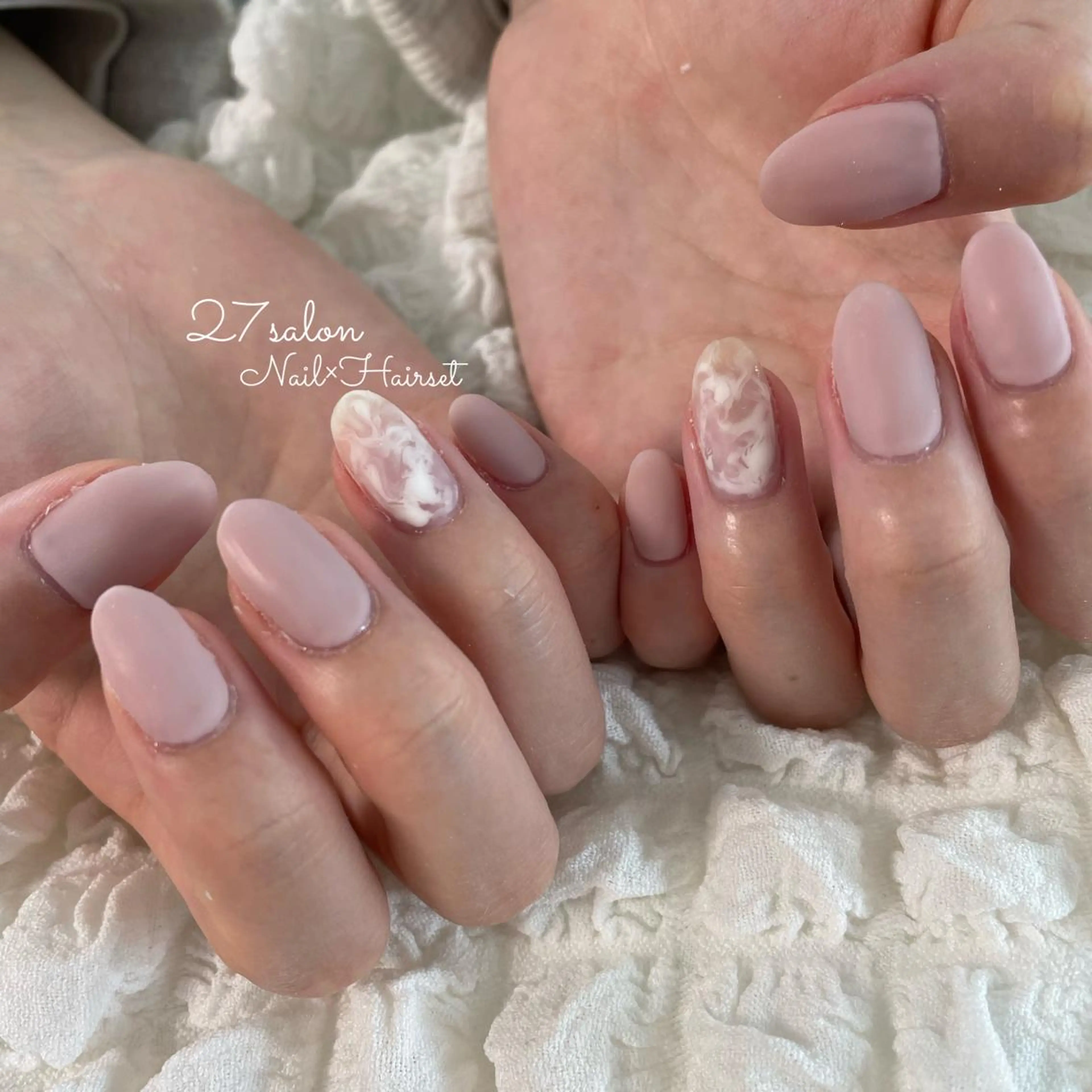 ネイル マットネイル 27salon yuinaのネイルデザイン