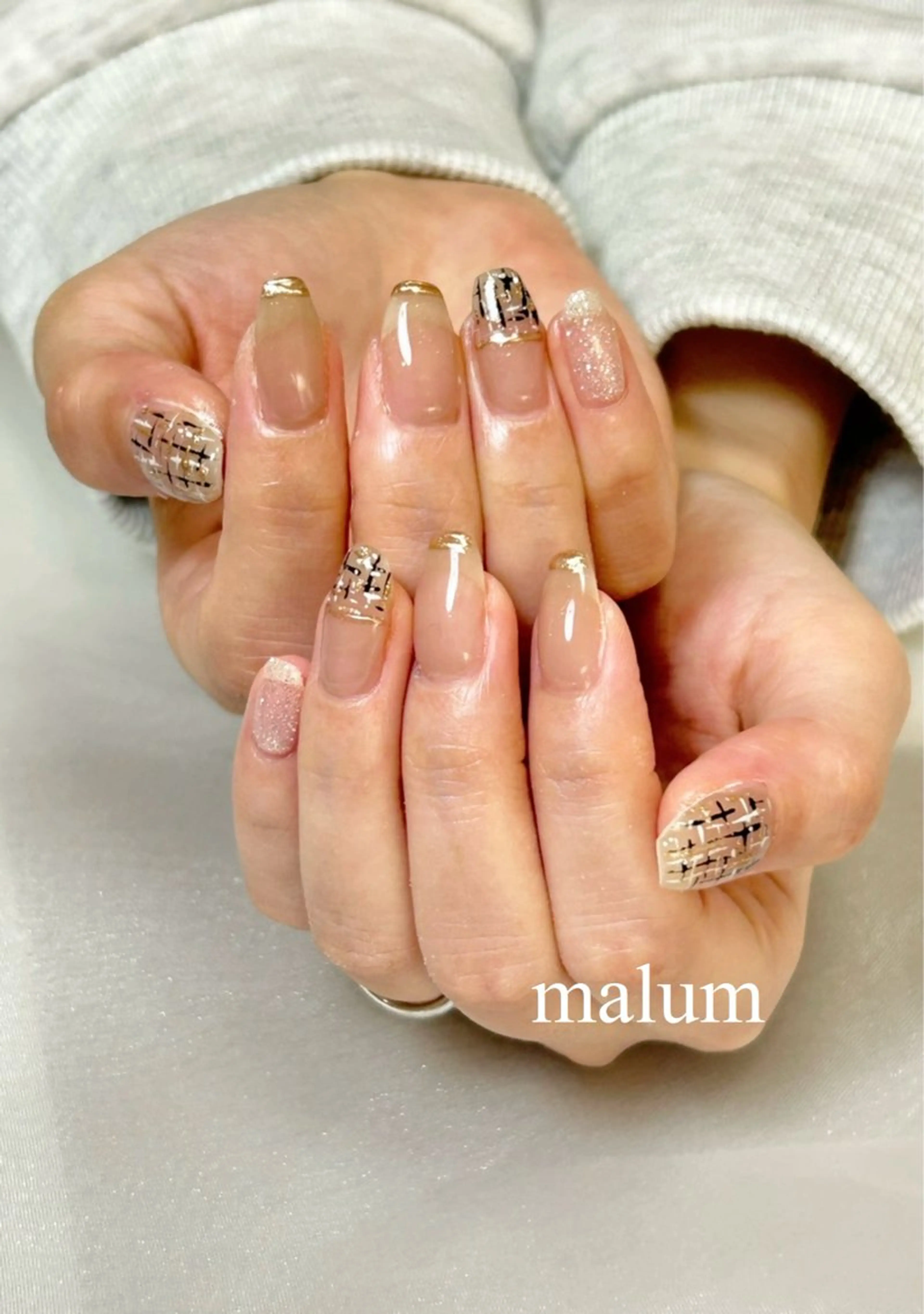 ネイル ハンドネイル malum nailのネイルデザイン