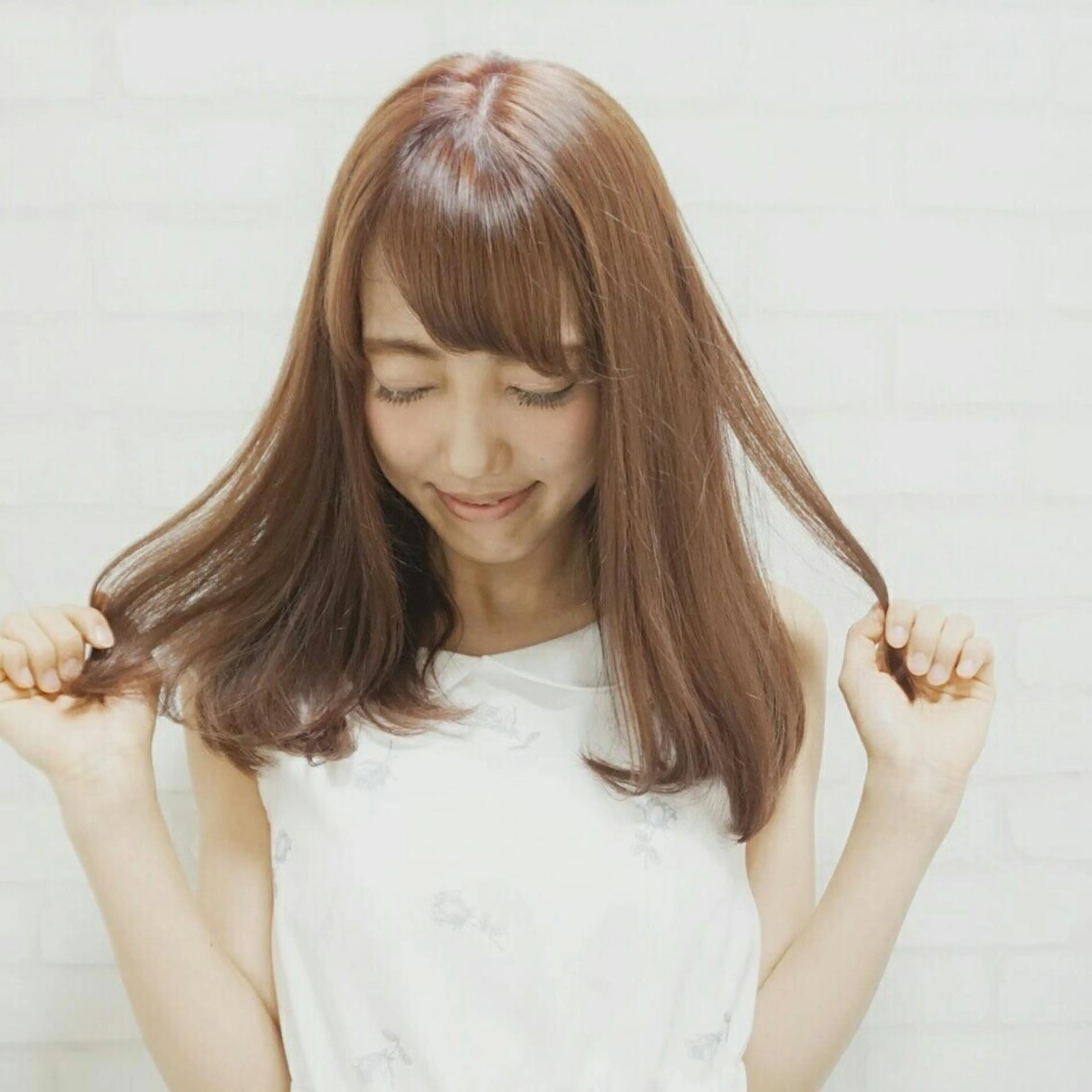 セミロング エクステの神様 ▫️原島ユウヤ▫️のヘアスタイル