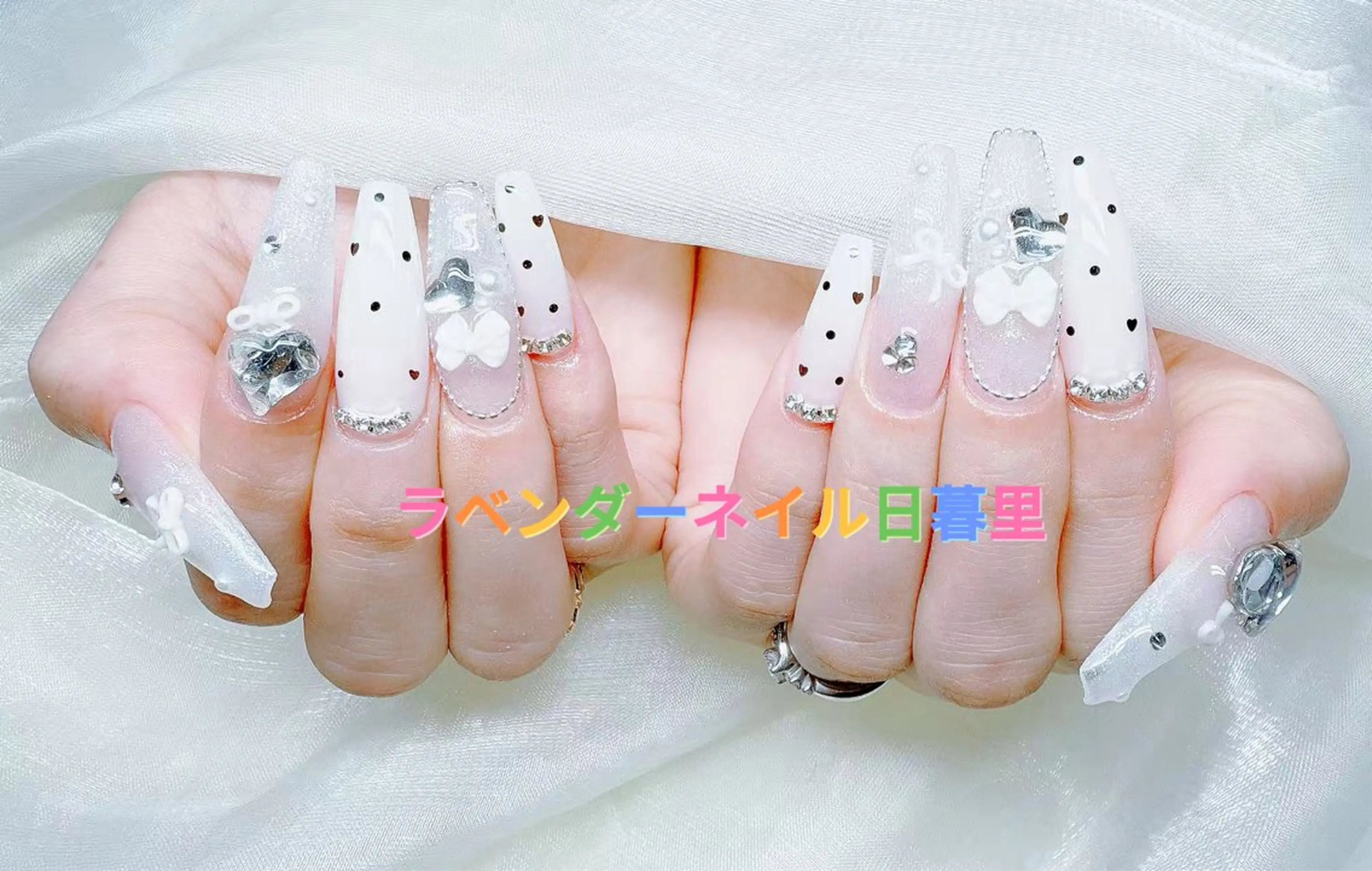 ネイル アートネイル オーロラネイル グラデーション 持ち込み 春ネイル 日暮里2 lavenderのネイルデザイン