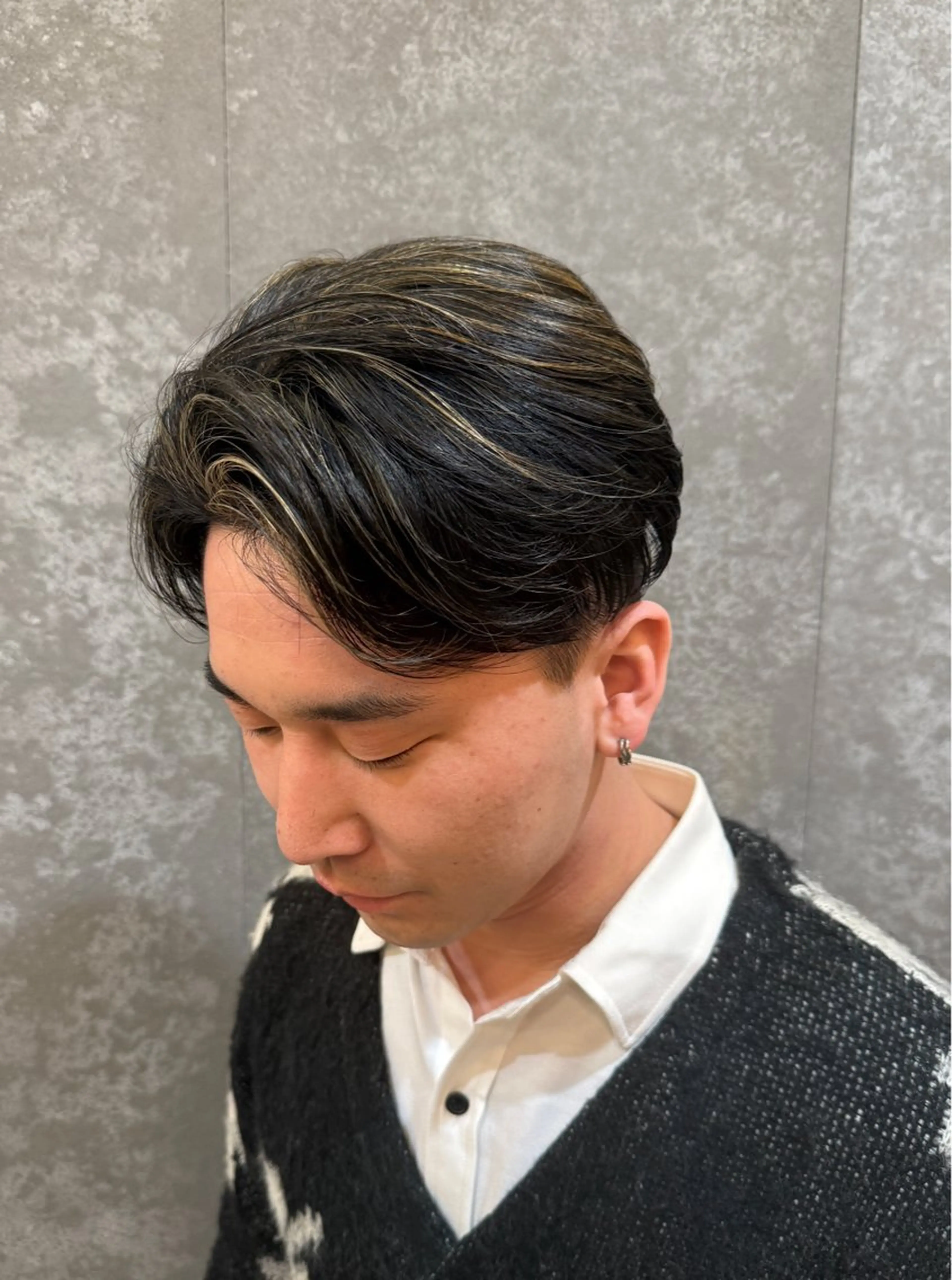 メンズカットモデルの写真