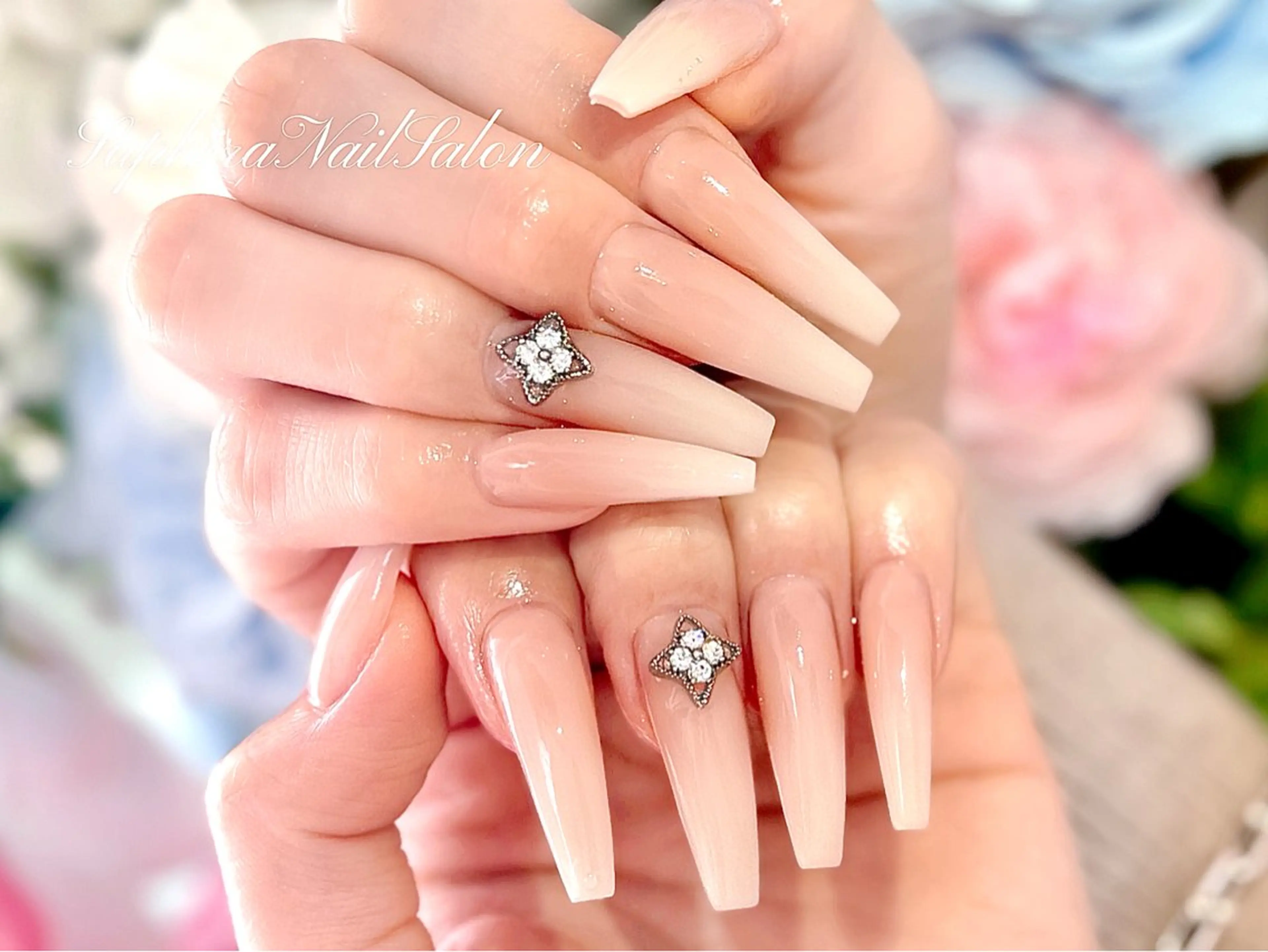 カラー ハンドネイル Saphiraネイル サロン錦糸町のネイルデザイン