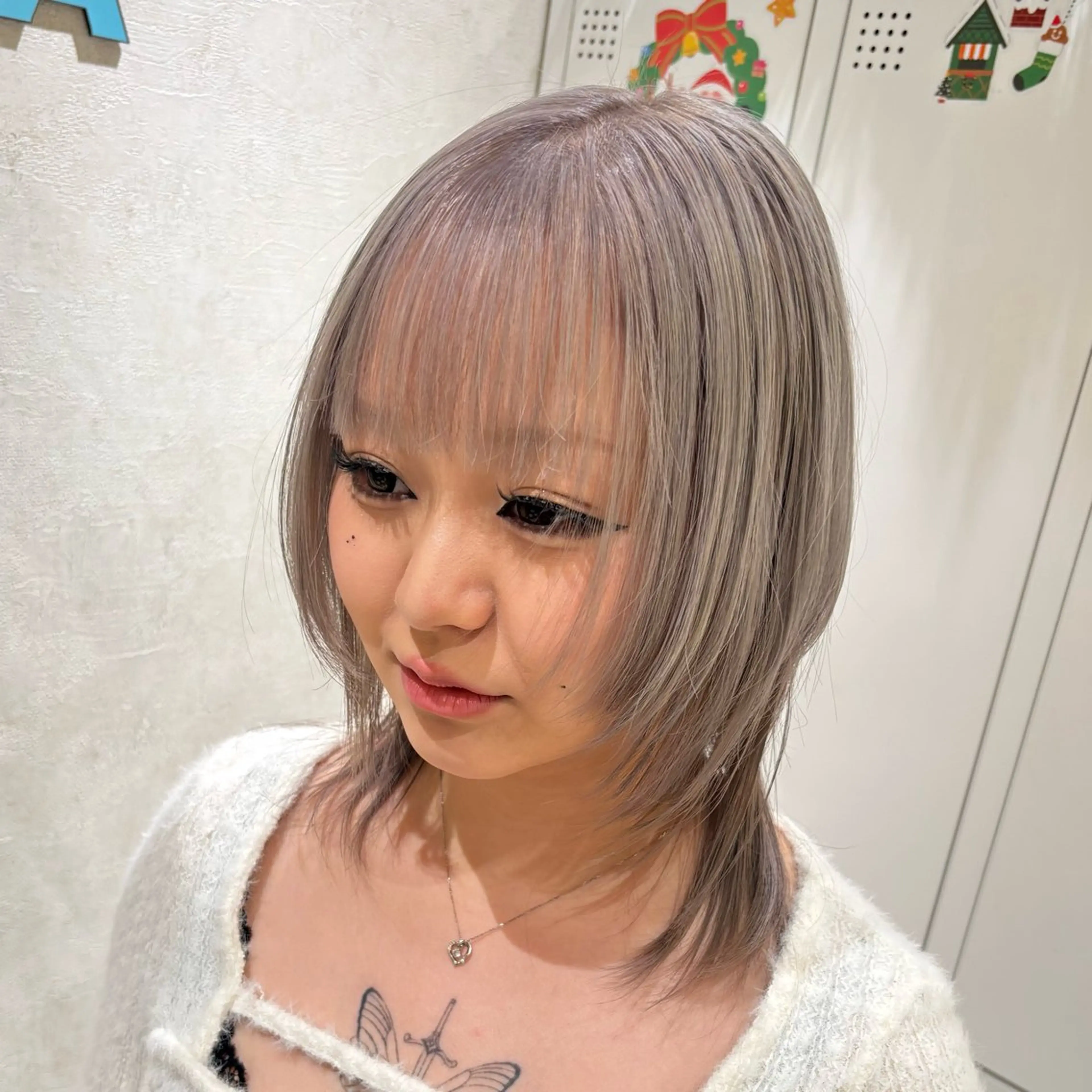 ミディアム シャギー ウルフカット カット ヘアカラー トリートメント ⚜️ウルフカット⚜️ タナミ　ミハルのヘアスタイル