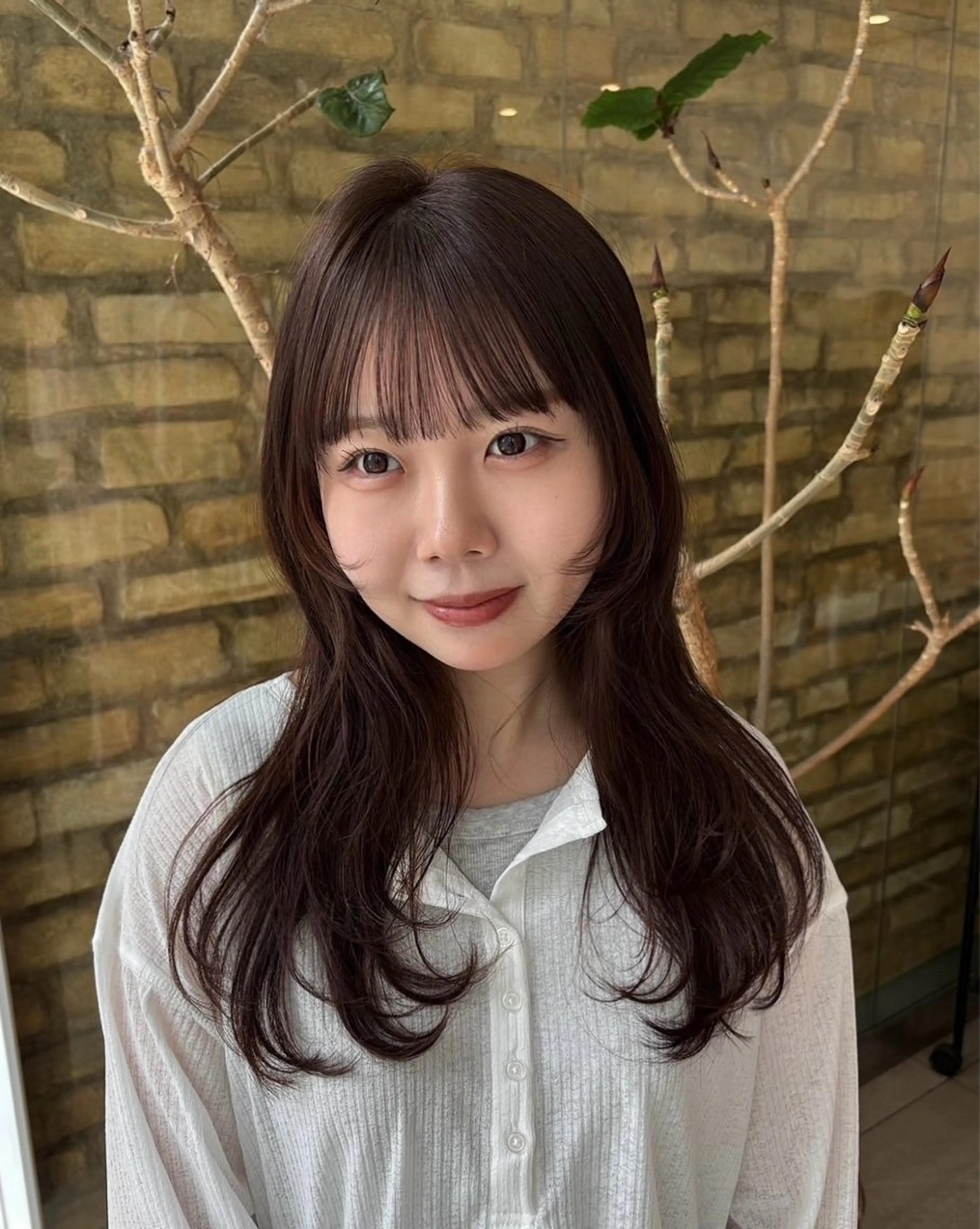 ロング カラー 門田 楓香のヘアスタイル