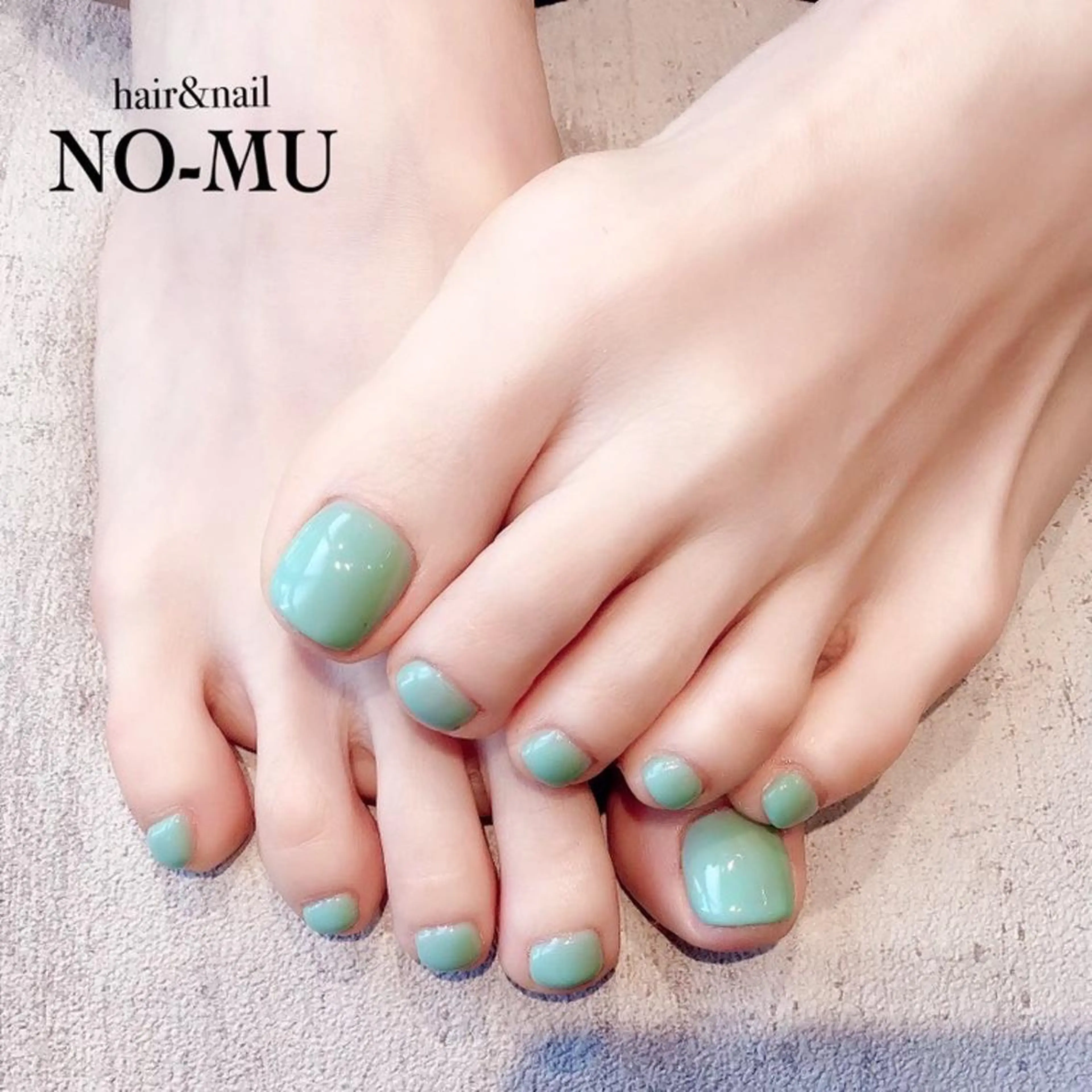 ネイル グリーン ハンドネイル hair＆nail NO-MUのネイルデザイン