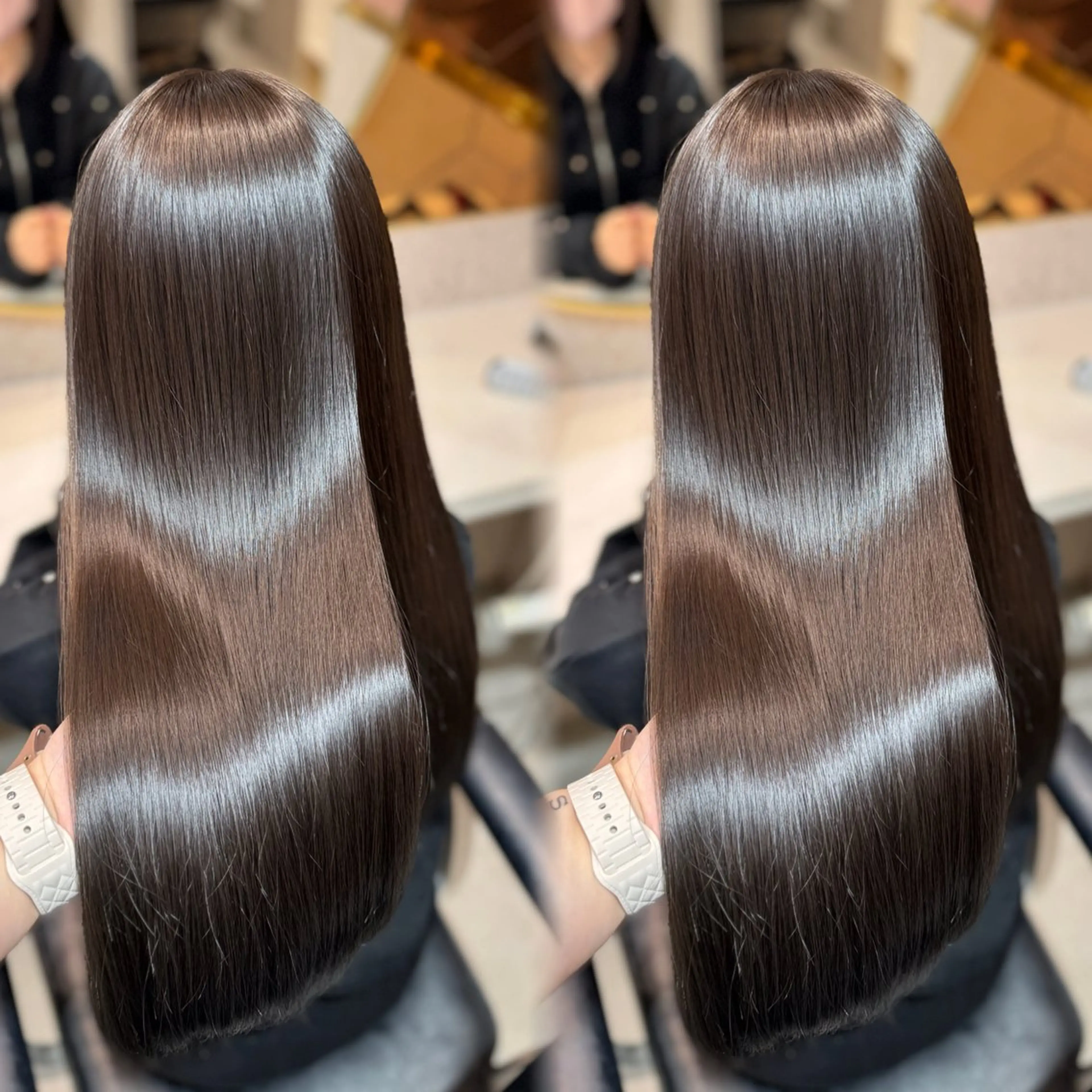 【4月限定💞】美髪縮毛矯正＋超音波アイロントリートメント🫧の写真