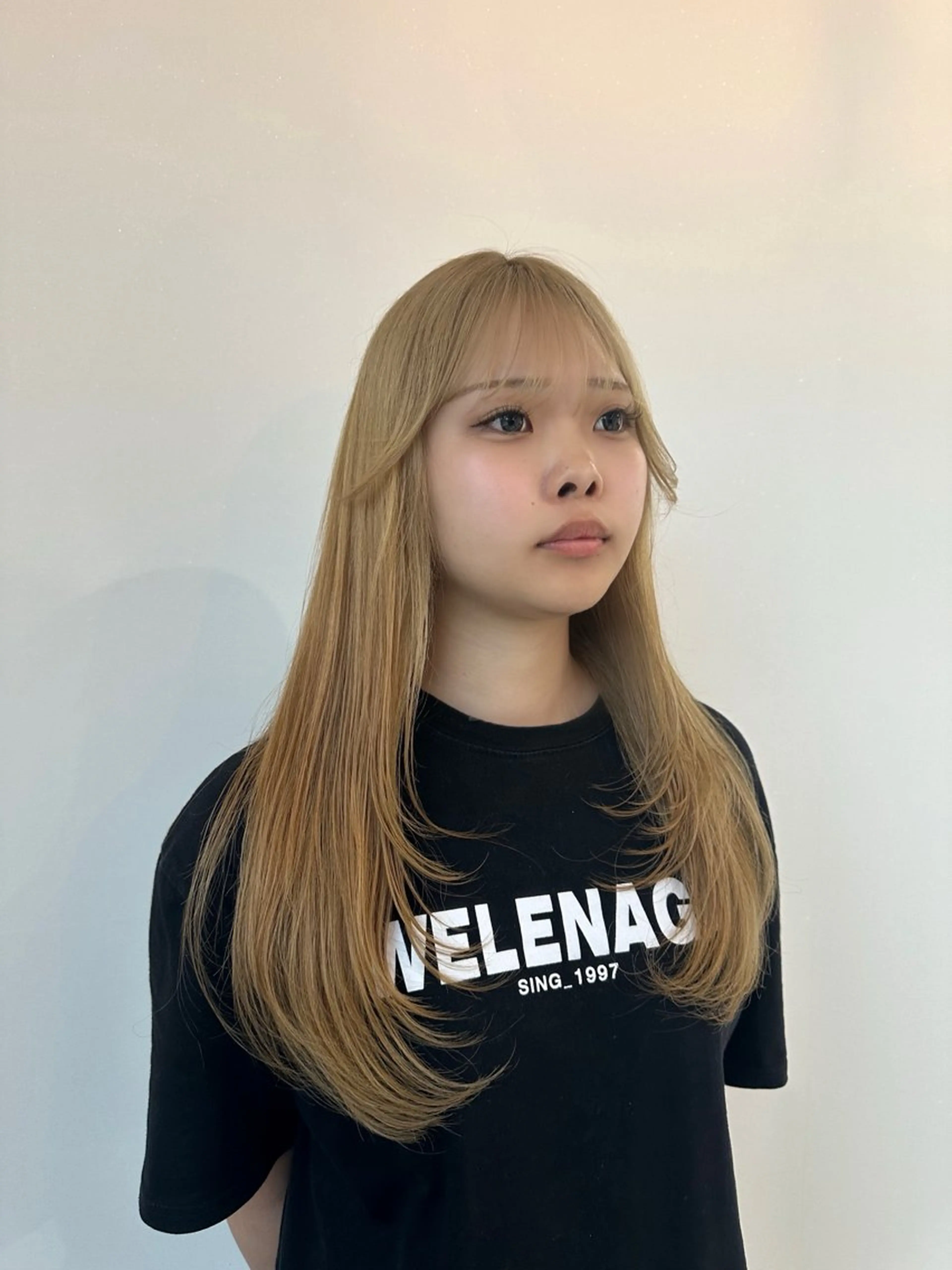 ロング 韓国風ヘア レイヤーカット DEAN AYAのヘアスタイル