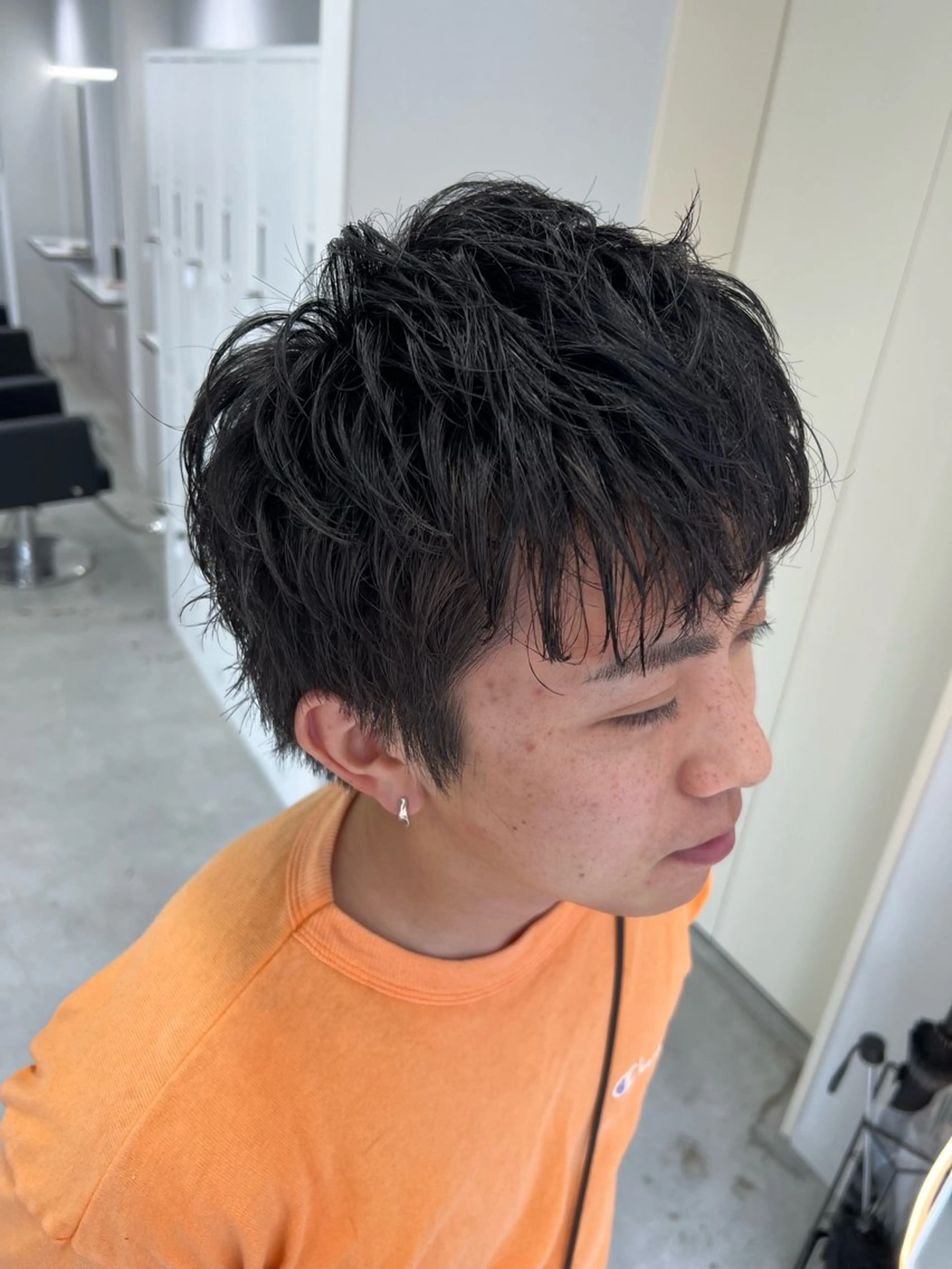 ショート カット パーマ maya レイヤーカットのヘアスタイル