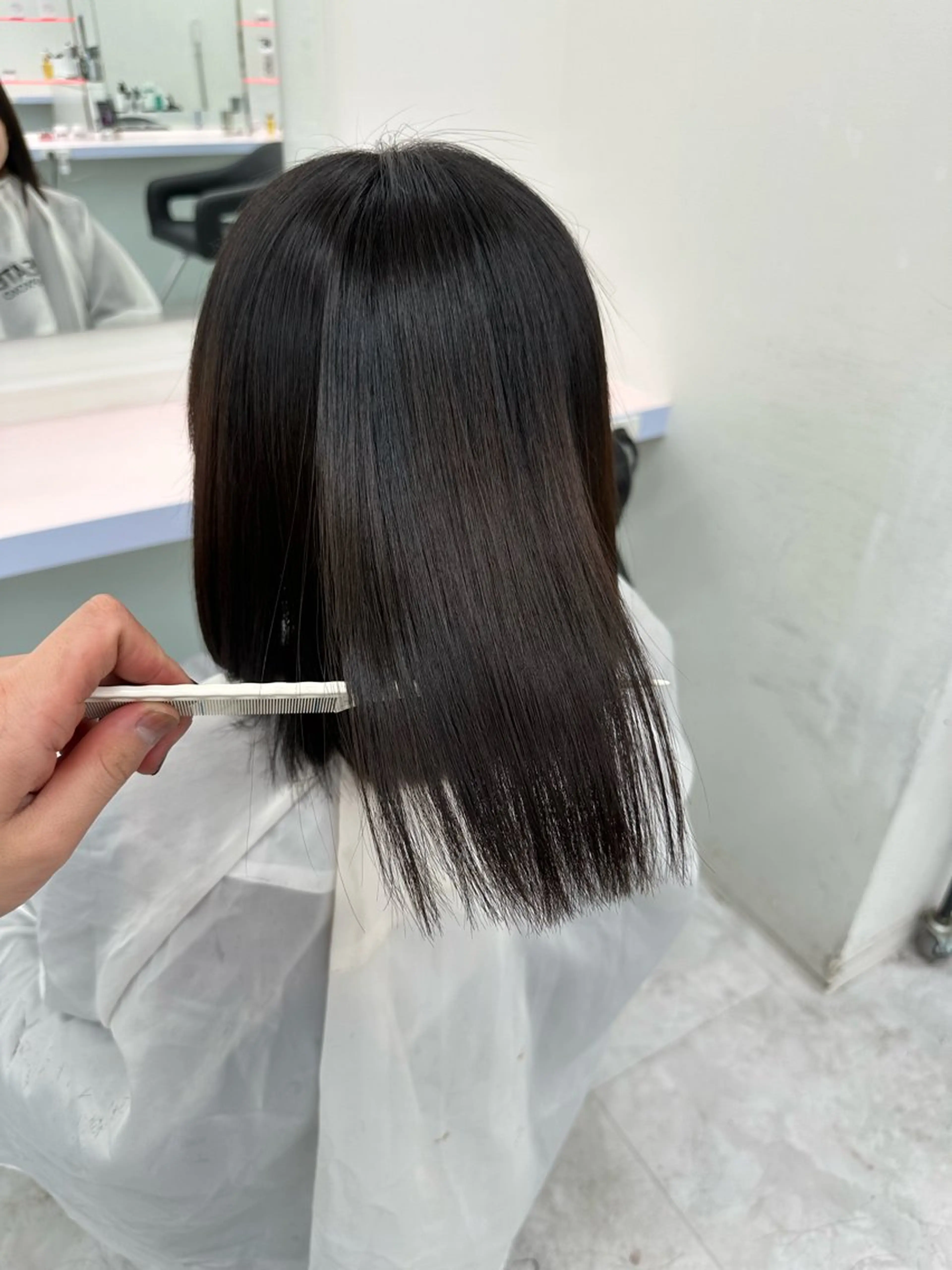 ミディアム カラー トリートメント 🫧ハイトーン🫧 ベージュ🫧徹哉のヘアスタイル