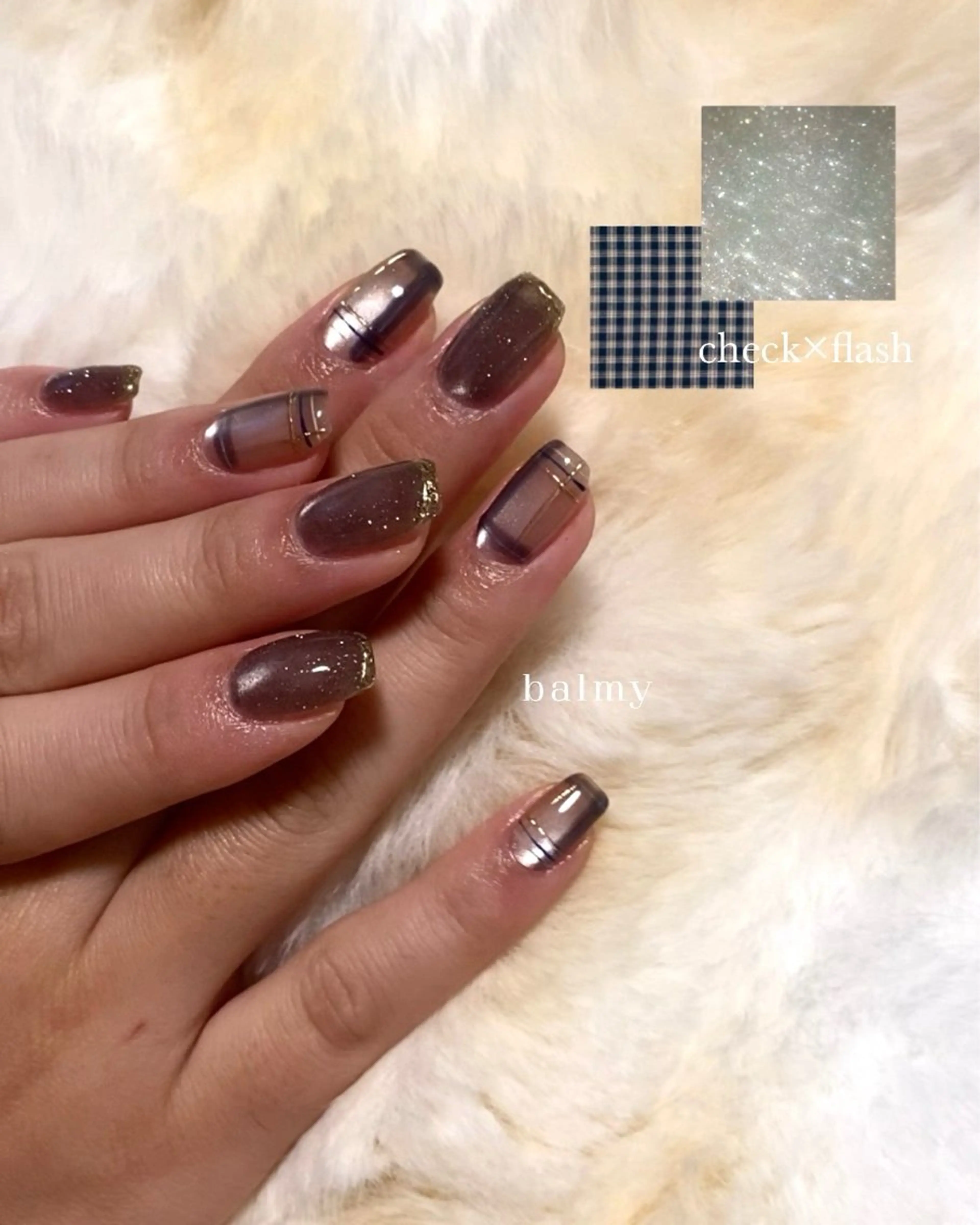 ミディアム balmy. ITSUKI🕊️のネイルデザイン