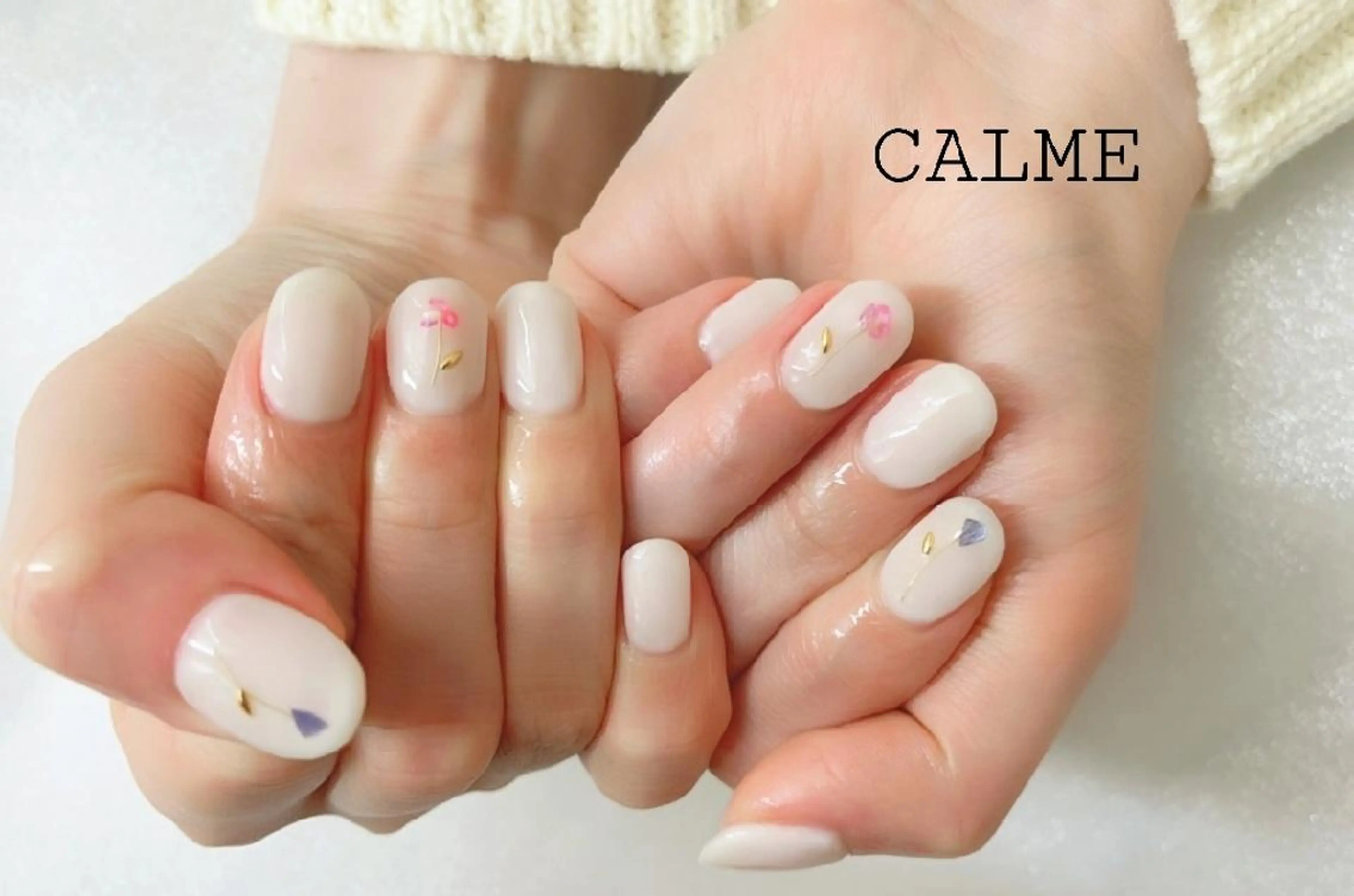 ネイル 持ち込み CALME ♡のネイルデザイン