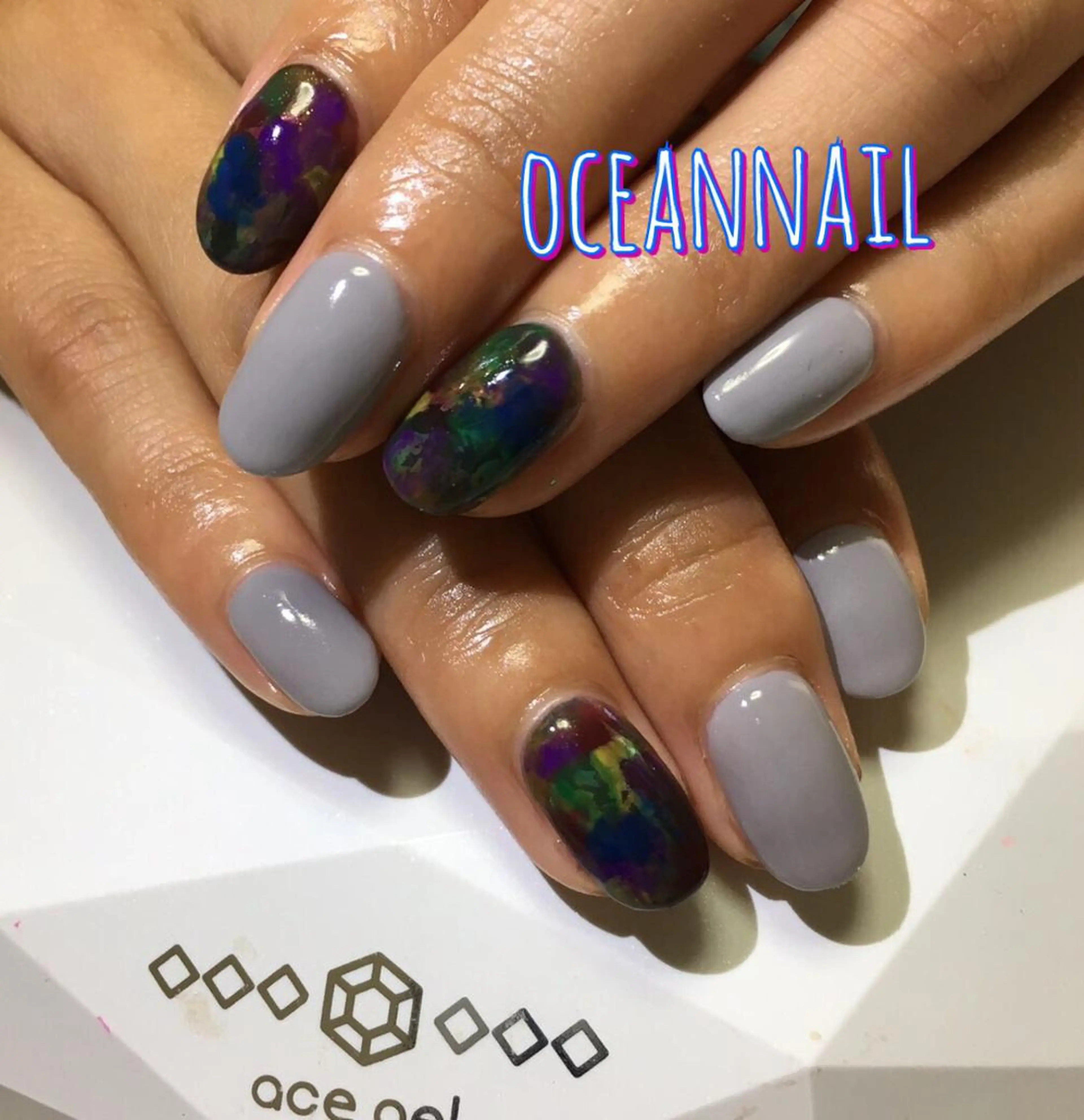 ネイル ワンカラーネイル プライベートサロン oceannailのネイルデザイン