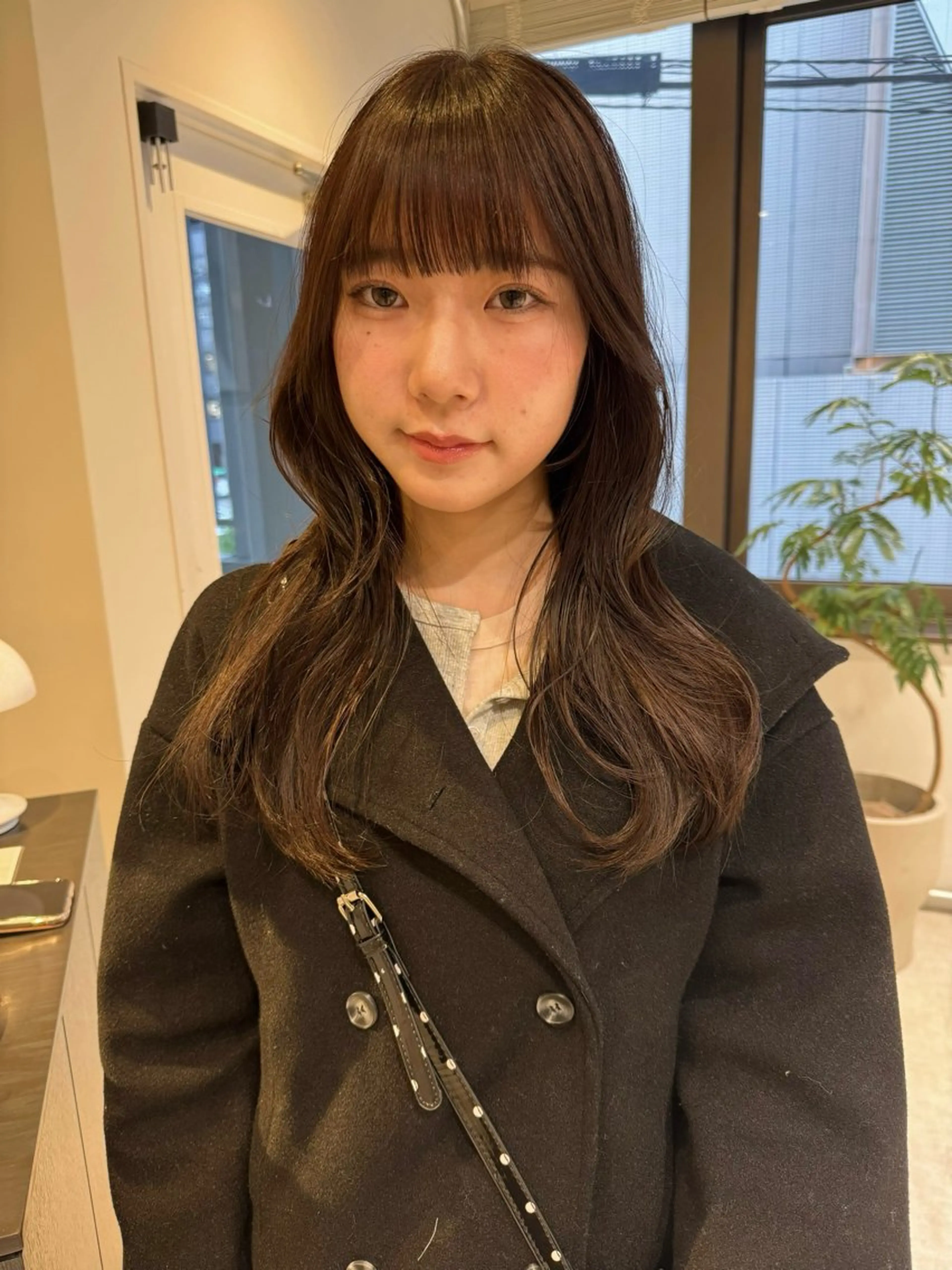 ロング カラー 透明感カラー グレージュ くびれヘア ハッシュカット 透明感/レイヤーカッ ト/kirara🌼のヘアスタイル