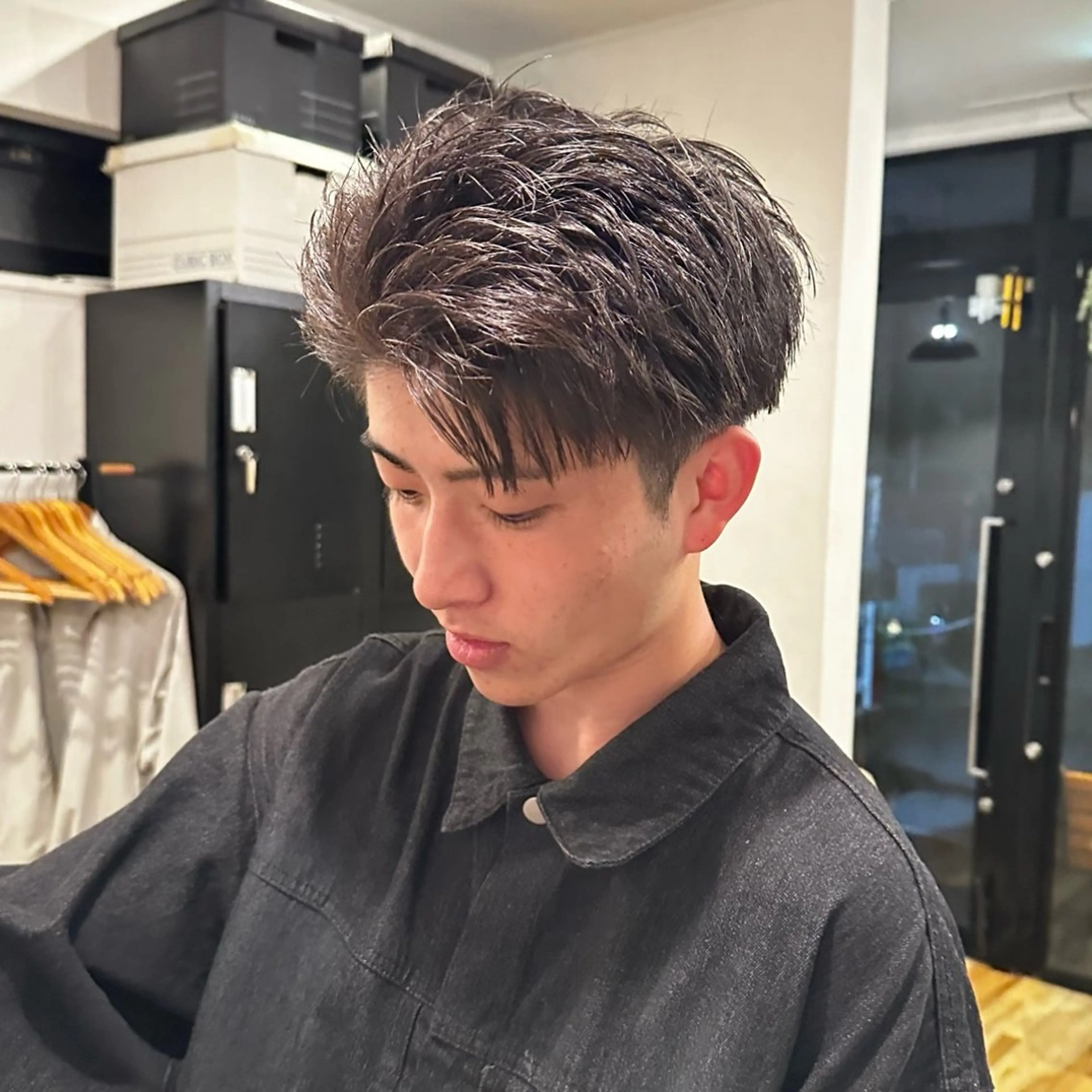 🌿メンズカット＋前髪縮毛矯正＋眉カット付き¥15400→¥11000の写真