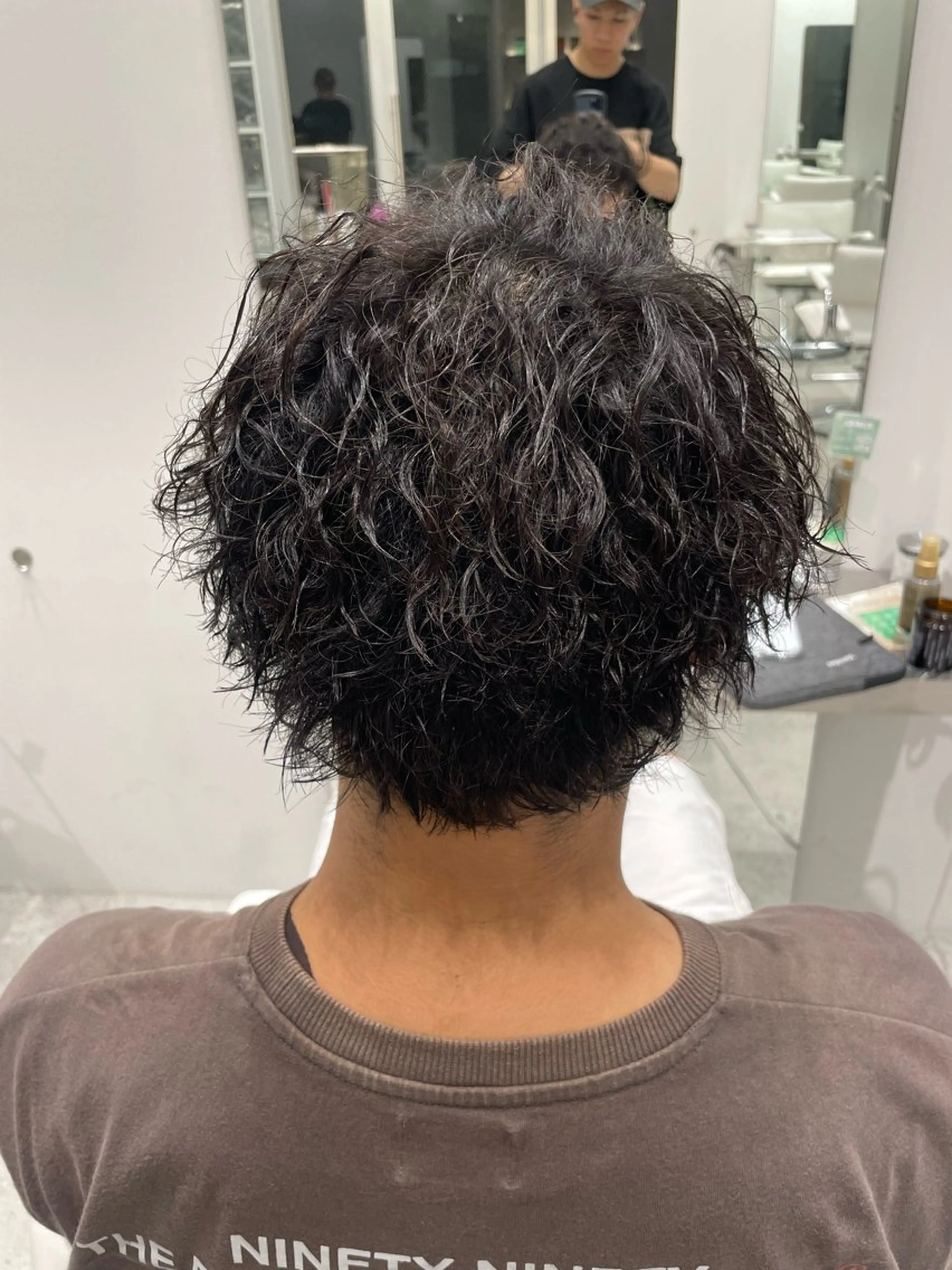 パーマ メンズ 無料ショートモデル 募集中❗️秋山ひらいのヘアスタイル