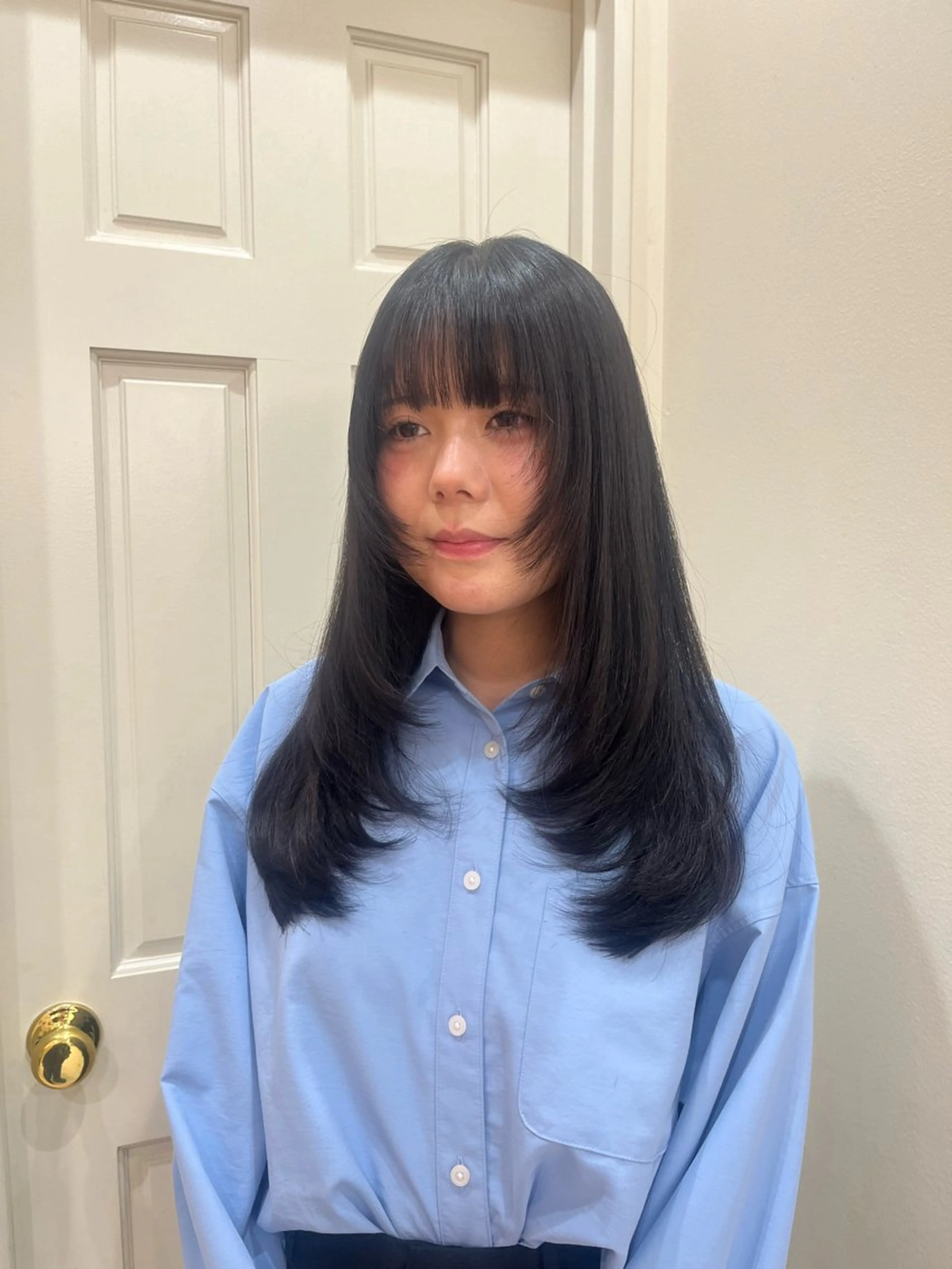 ロング レイヤーカット/ ブリーチ/Asukaのヘアスタイル