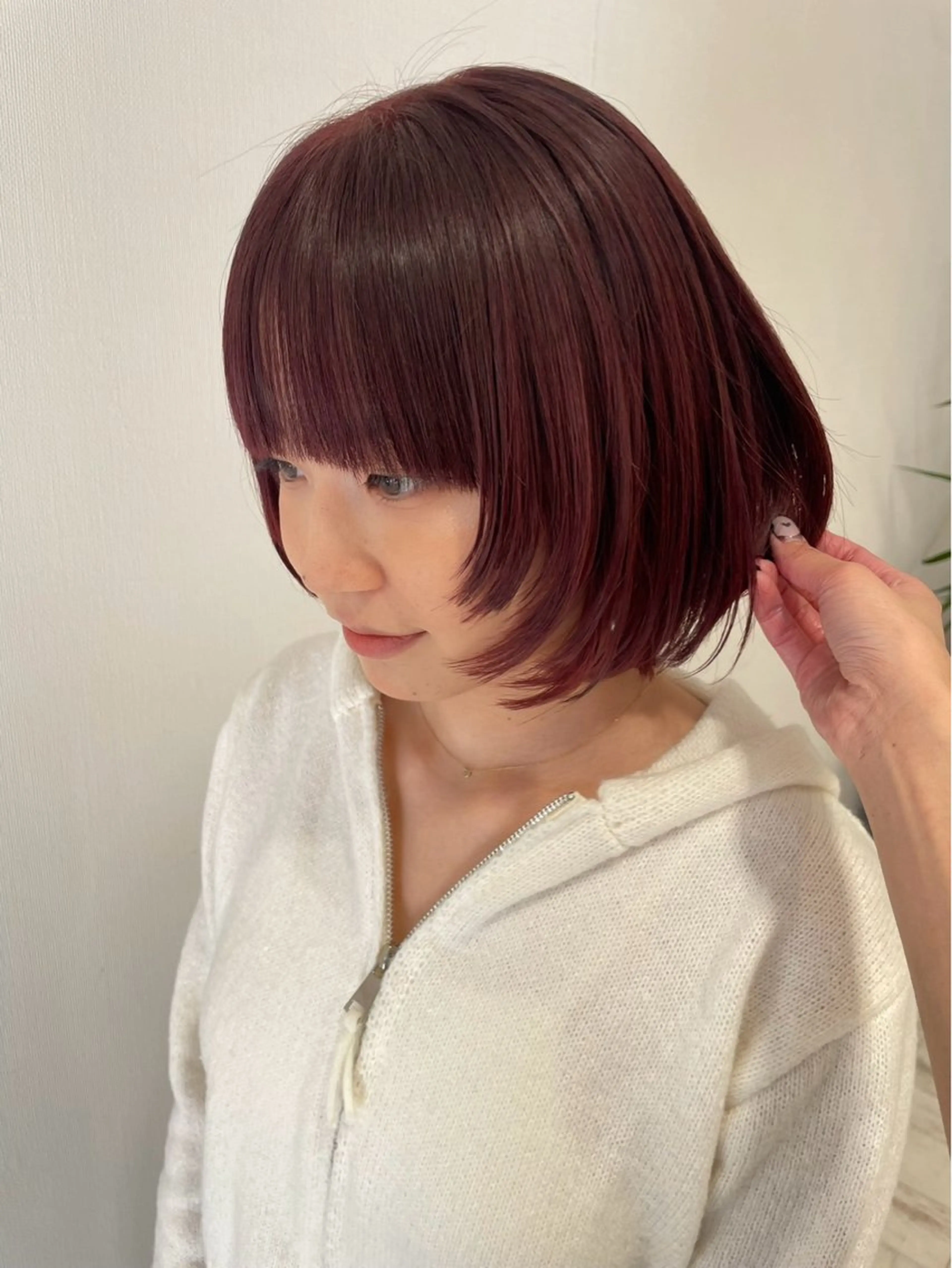 ミディアム ヘアカラー 脇田 志穂のヘアスタイル