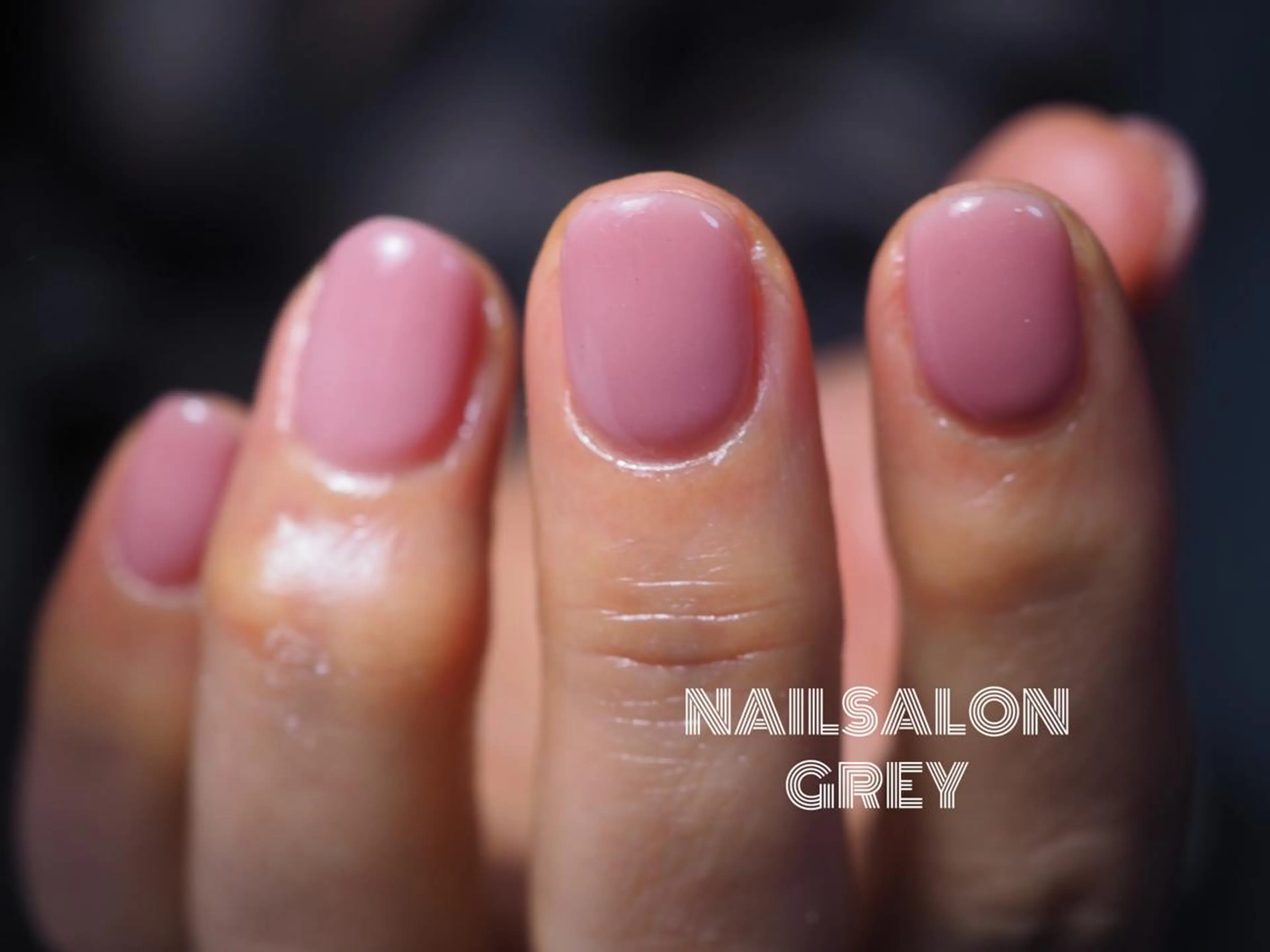 ネイル ピンク 【GREY】 TAIRAのネイルデザイン