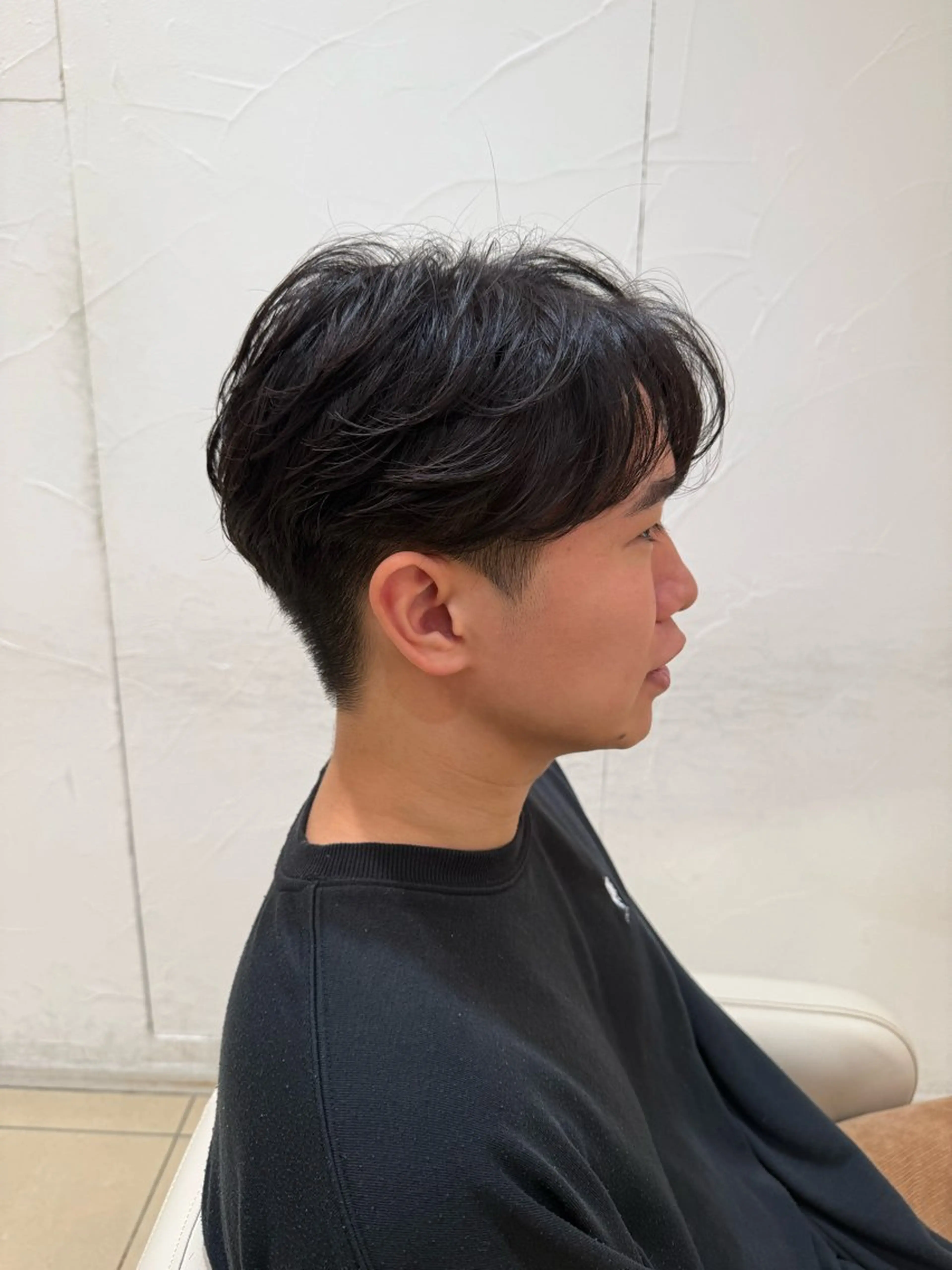 ショート パーマ メンズ カット パーマ トリートメント メンズ特化型美容師 栗山勇人のヘアスタイル