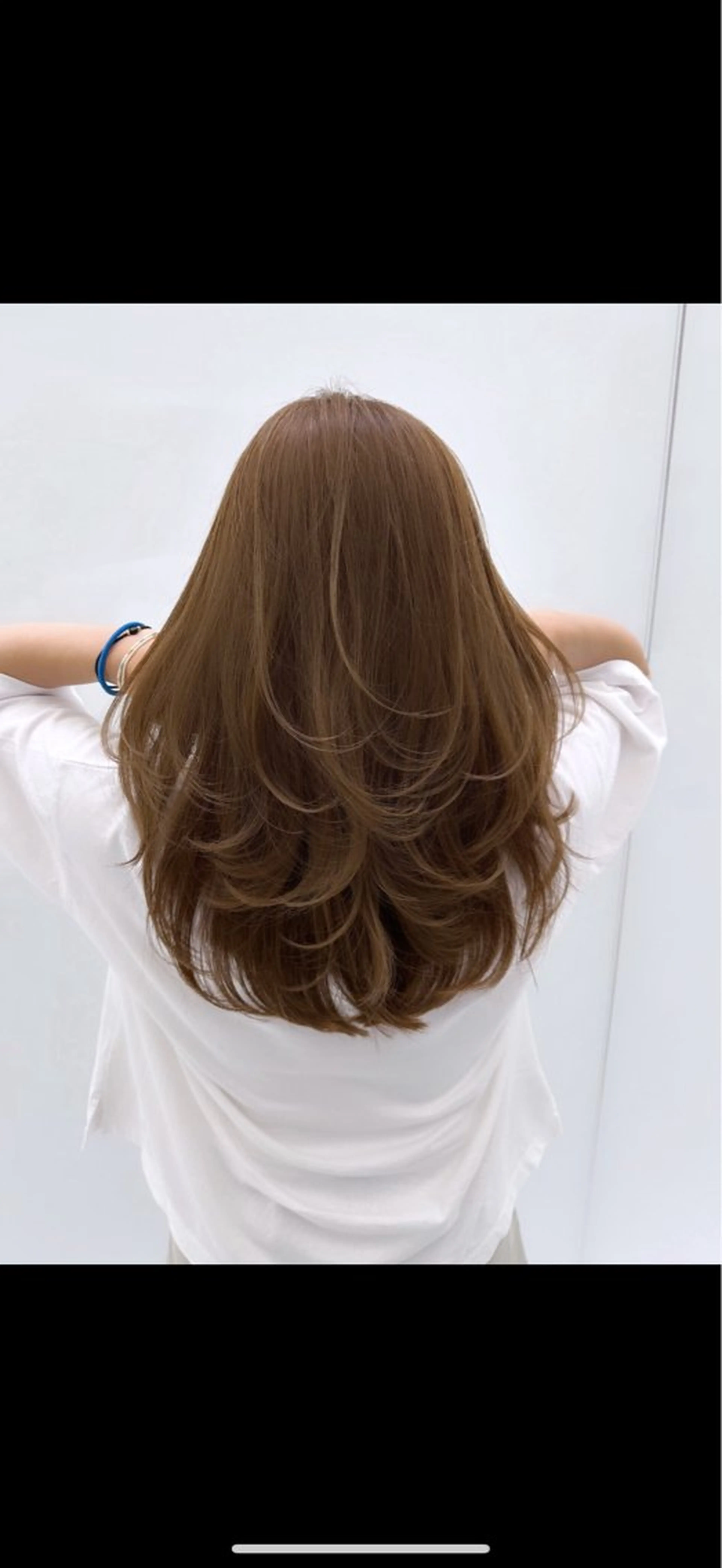 セミロング 渡辺 杏斗龍のヘアスタイル