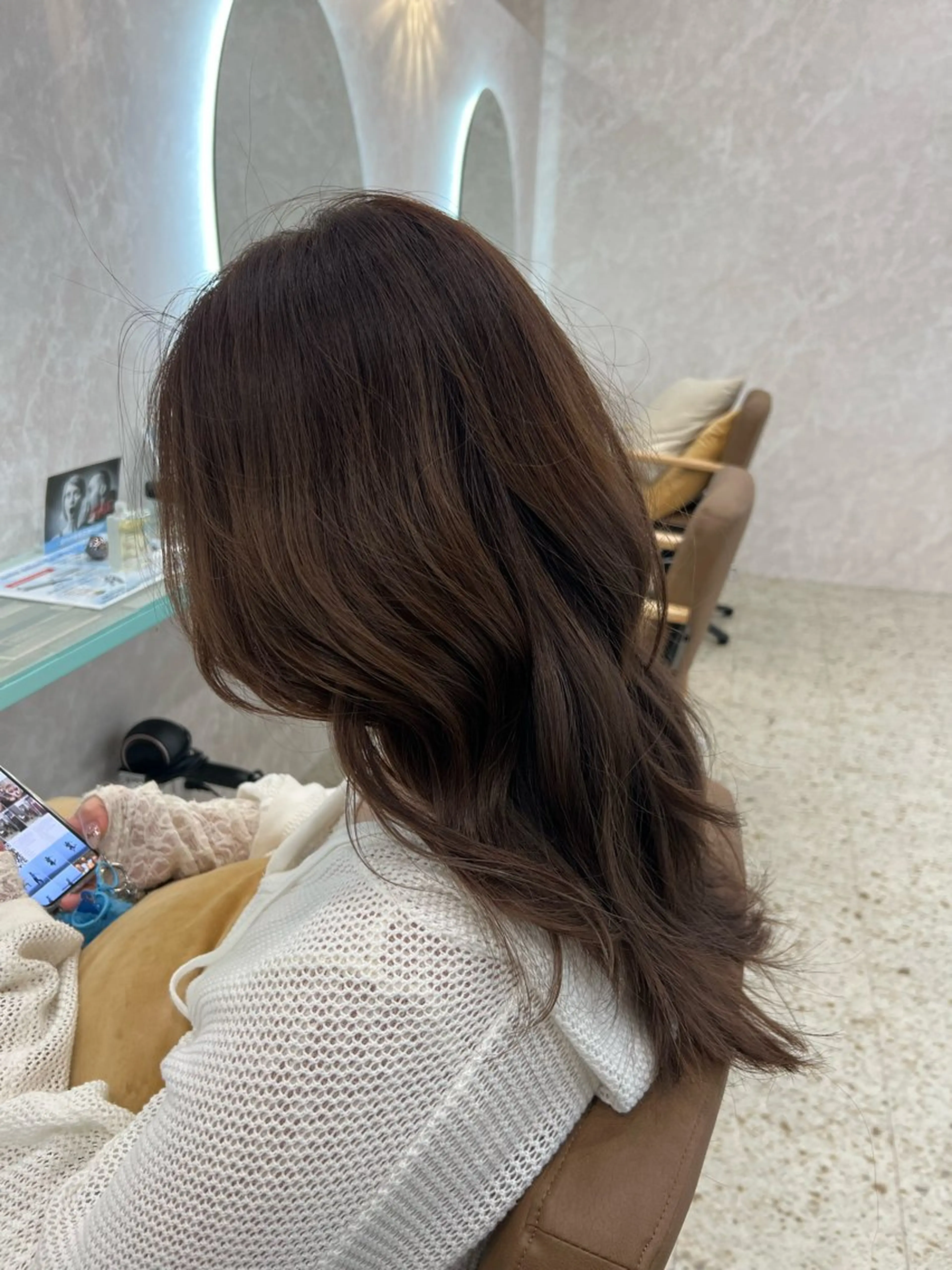 ロング カラー ブラウンカラー ilu by Atmos所属・近藤 叶大のヘアスタイル