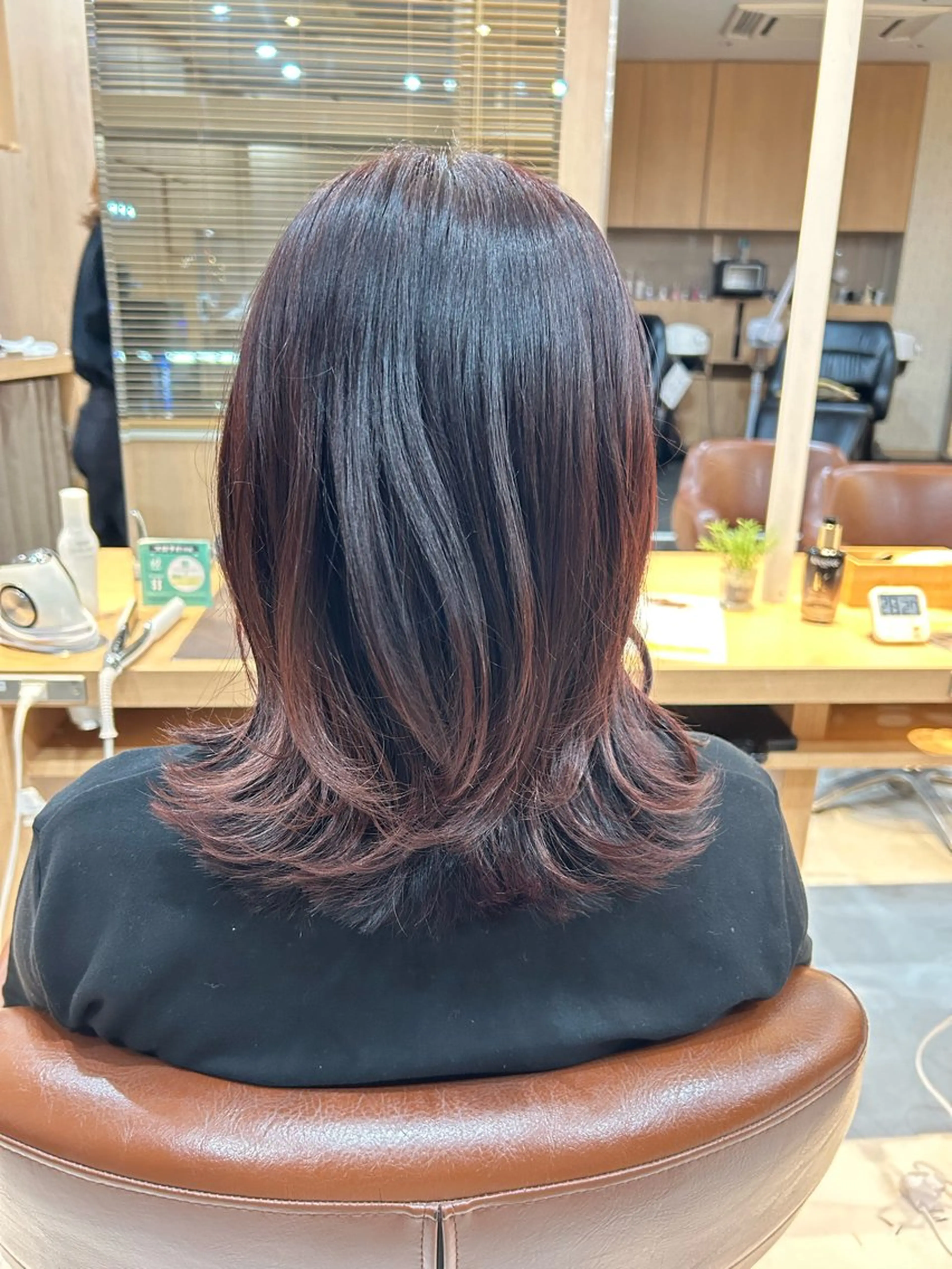 ミディアム ミディアムレイヤー レイヤーカット 宮尾愛海 /溝の口駅 【似合わせパーマ】のヘアスタイル