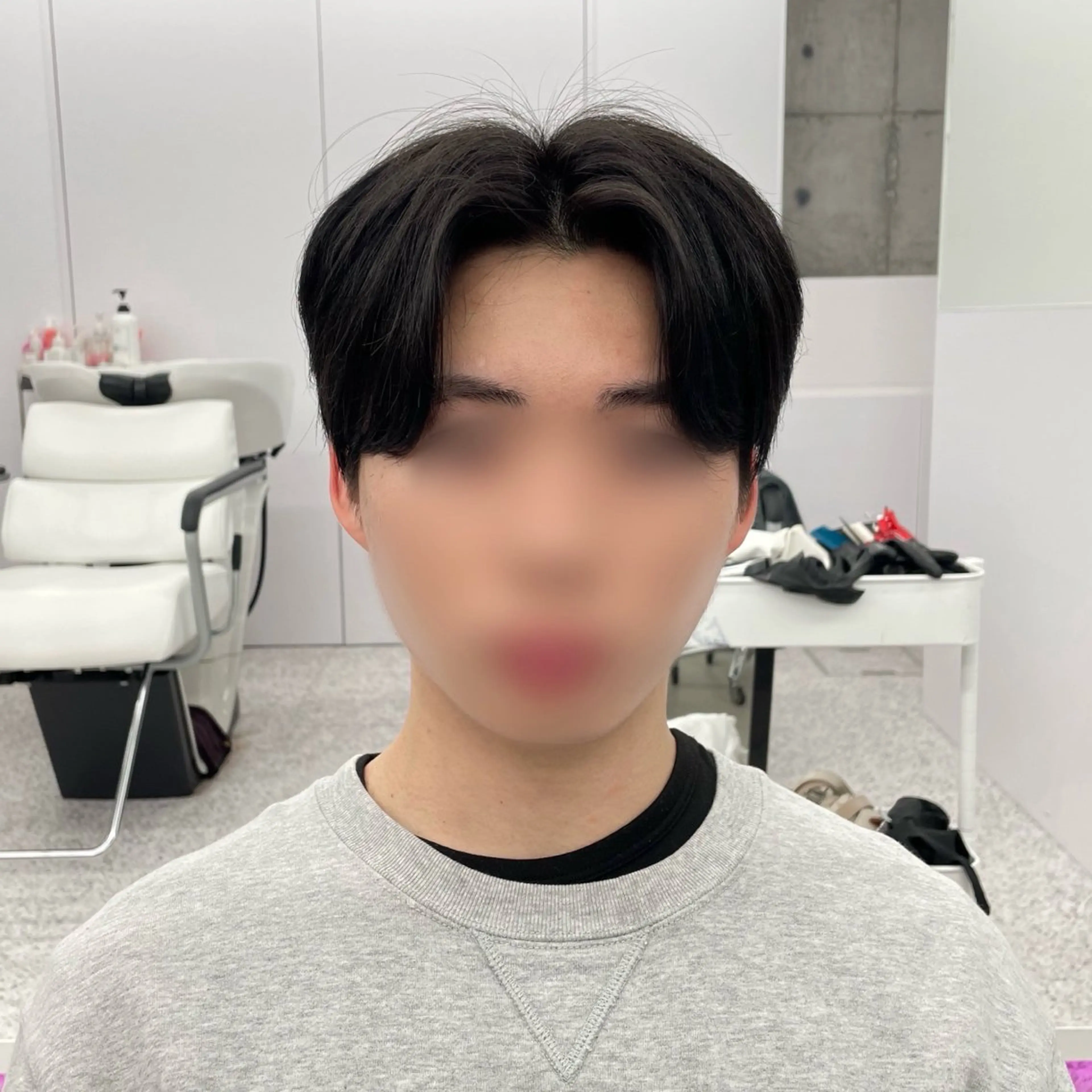 ショート カラー パーマ ヘアアレンジ メンズ キッズ カット ヘアセット パク・ボミン小野リエ 韓国ハーフ🦊のその他イメージ