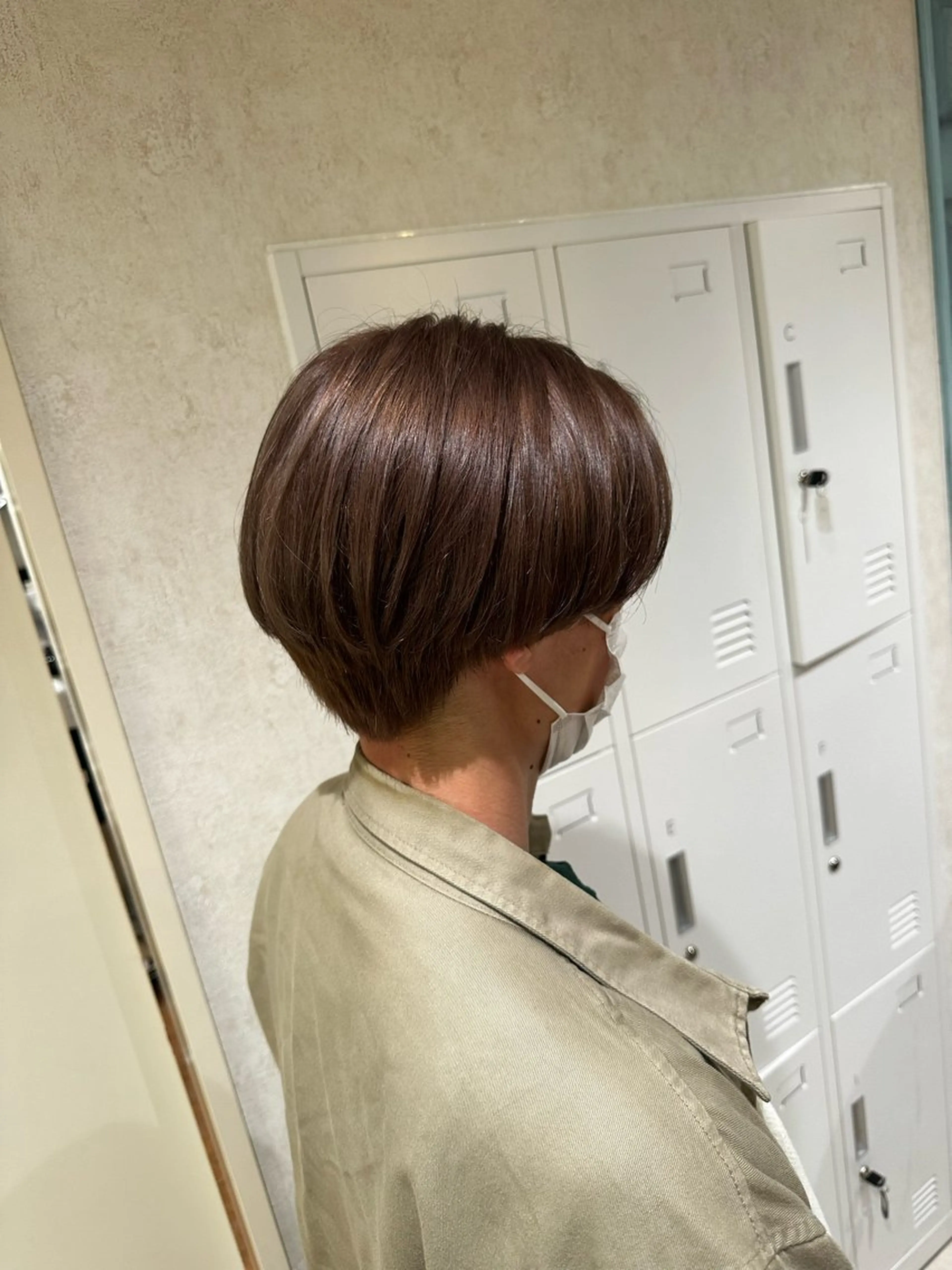 ショート カラー メンズ ブラウンカラー デザインカラー🎨 下北沢 / 磯部のヘアスタイル