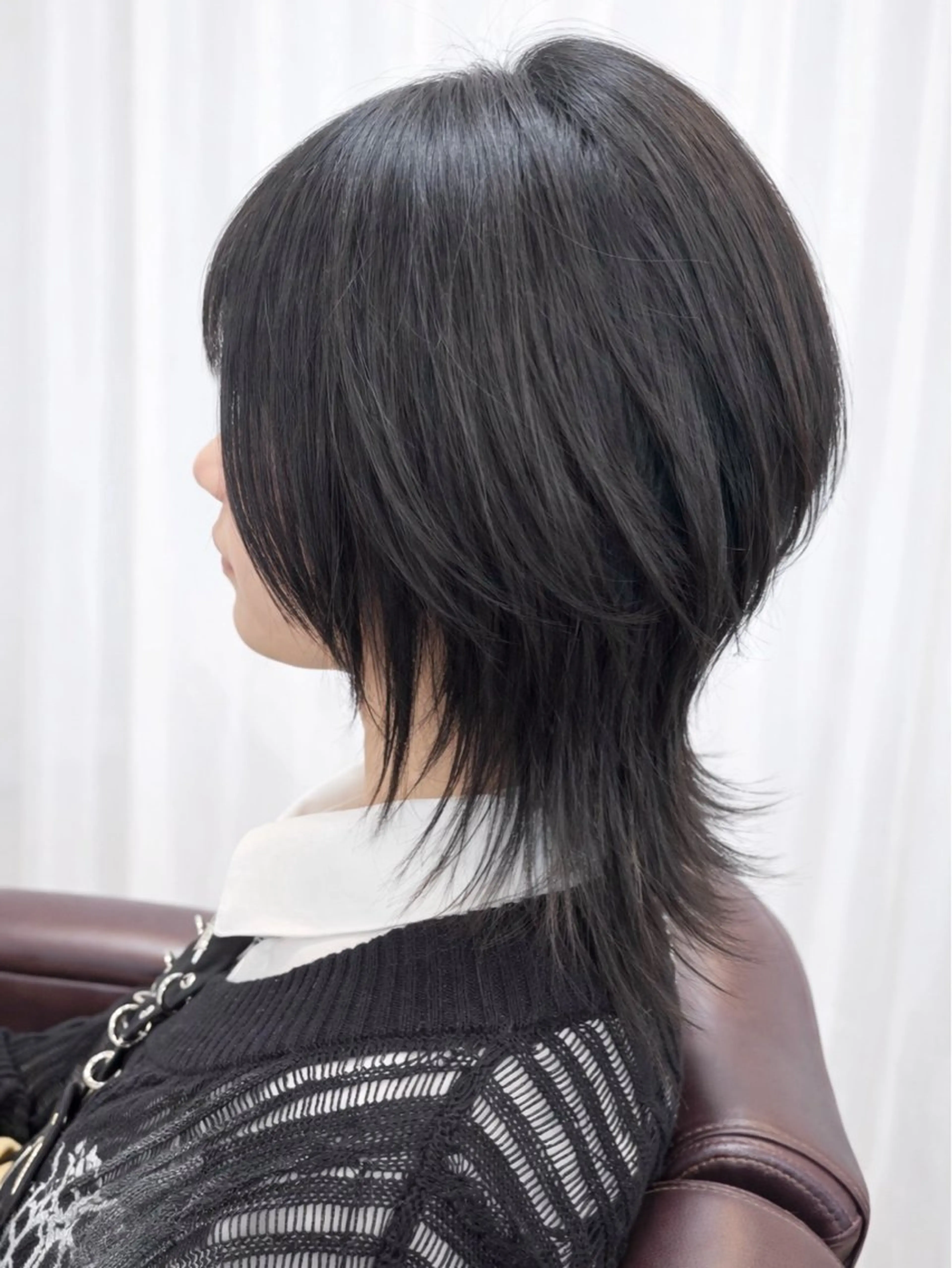 ミディアム レイヤーカット ウルフカット ウルフレイヤー 中原由貴 /WILLOW京橋のヘアスタイル