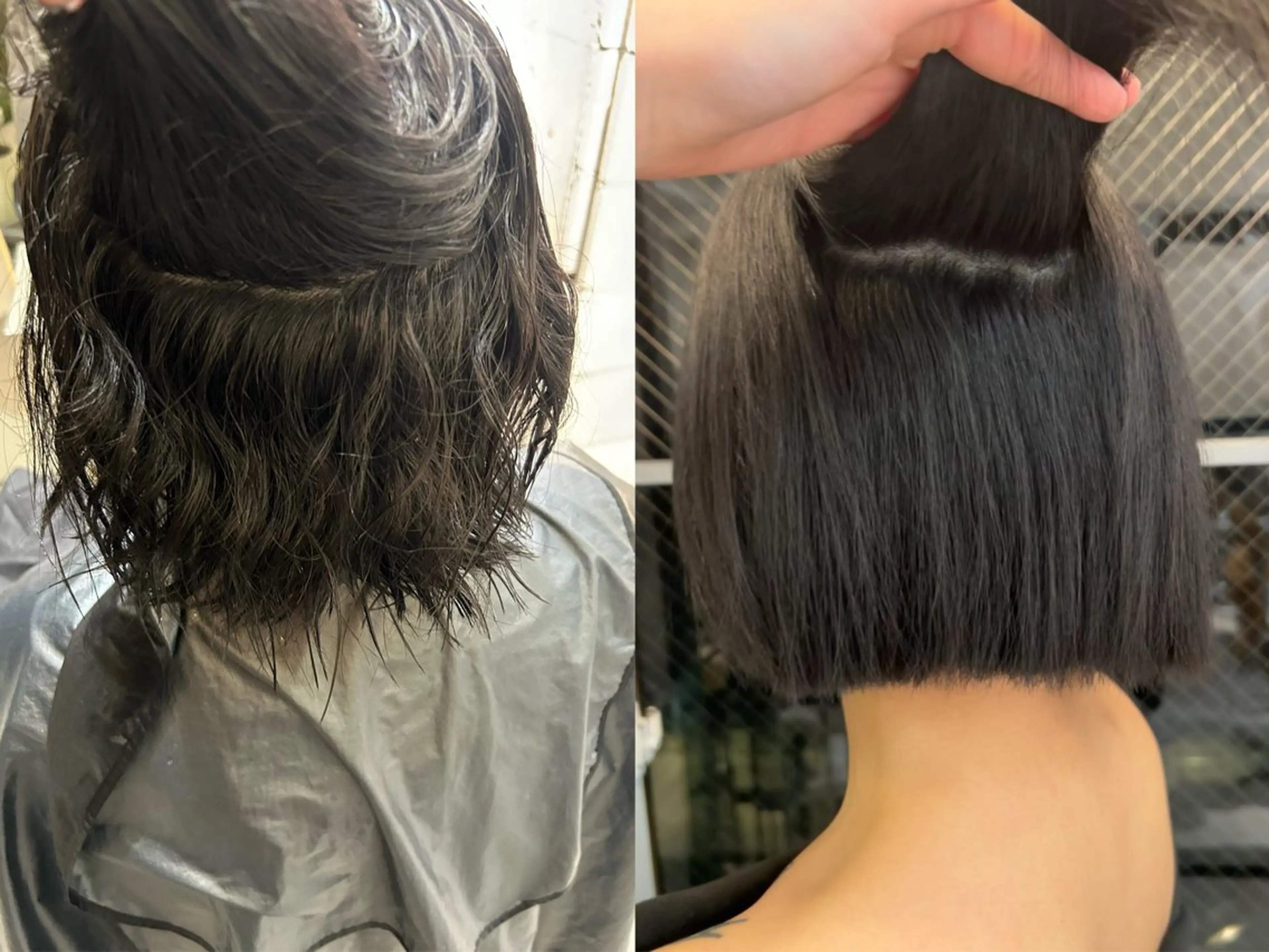 ショート パーマ 縮毛矯正 透明感似合わせカラー 🍀あかり🍀のヘアスタイル