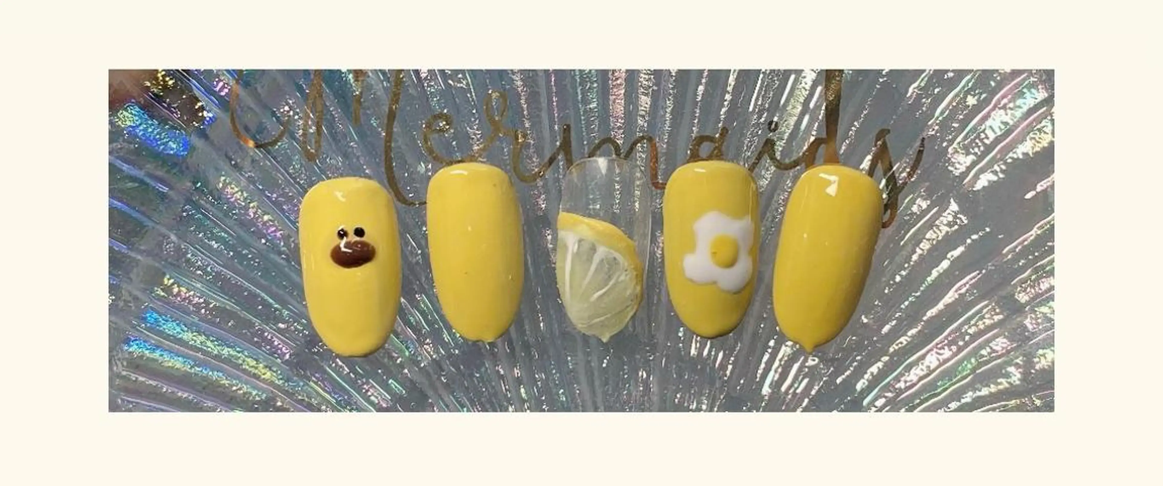 ネイル I-nailロング /ワンホン/キラキラのネイルデザイン