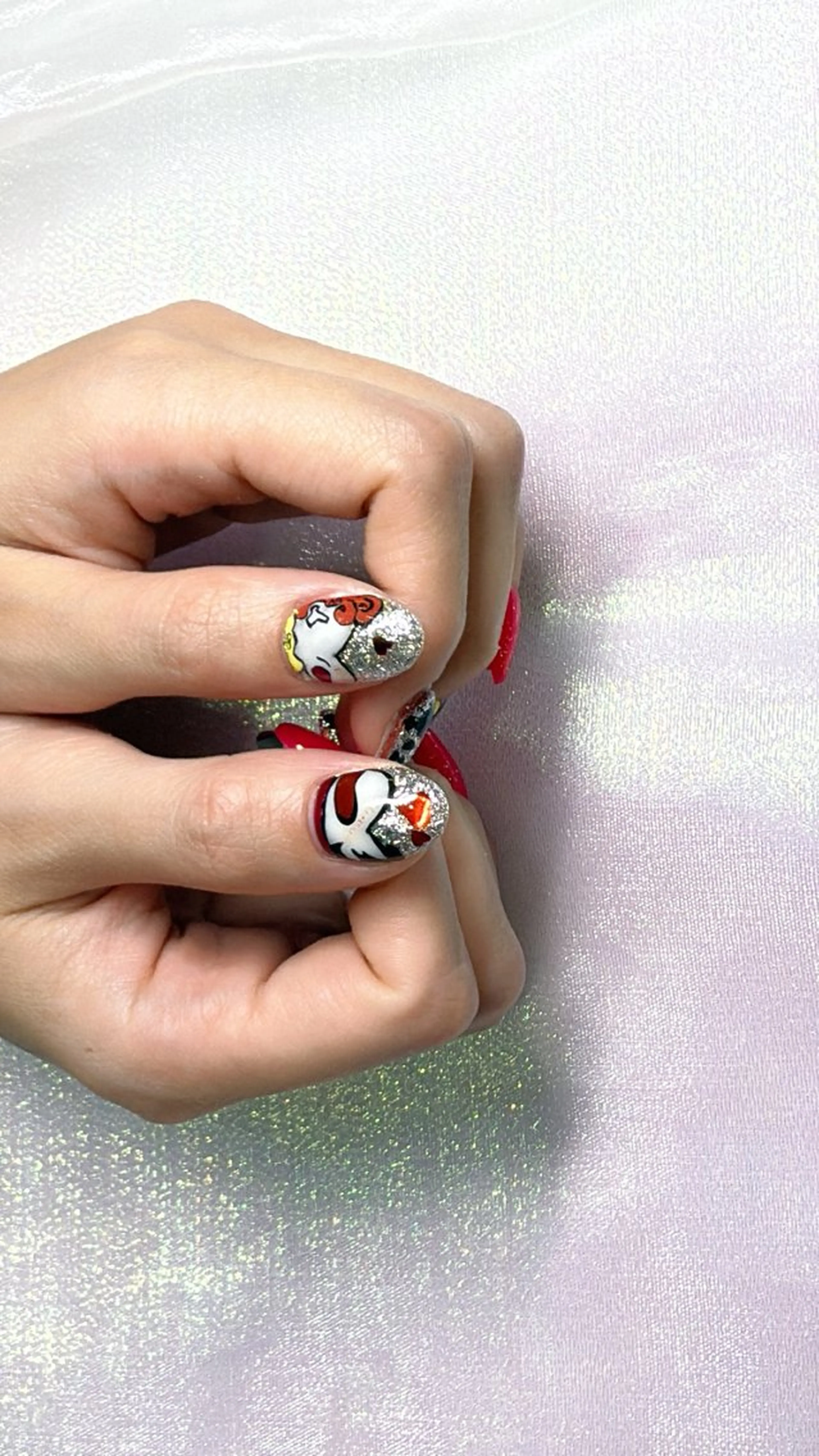 ネイル チークネイル ジェルネイル グラデーション マグネットネイル ニュアンスネイル Di'a nail ネイルサロンのネイルデザイン