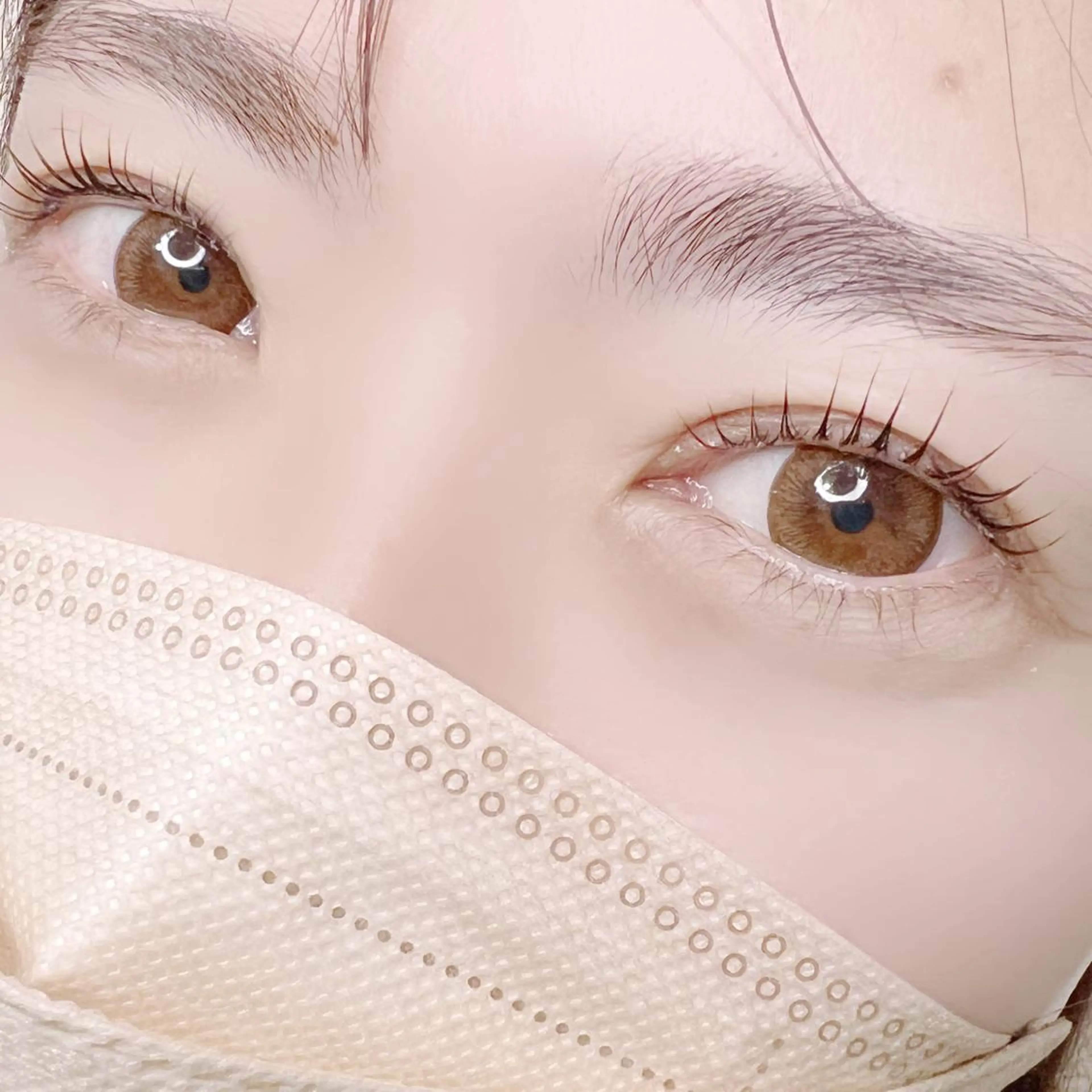 パリジェンヌラッシュリフト・マスカラパーマ付きの写真