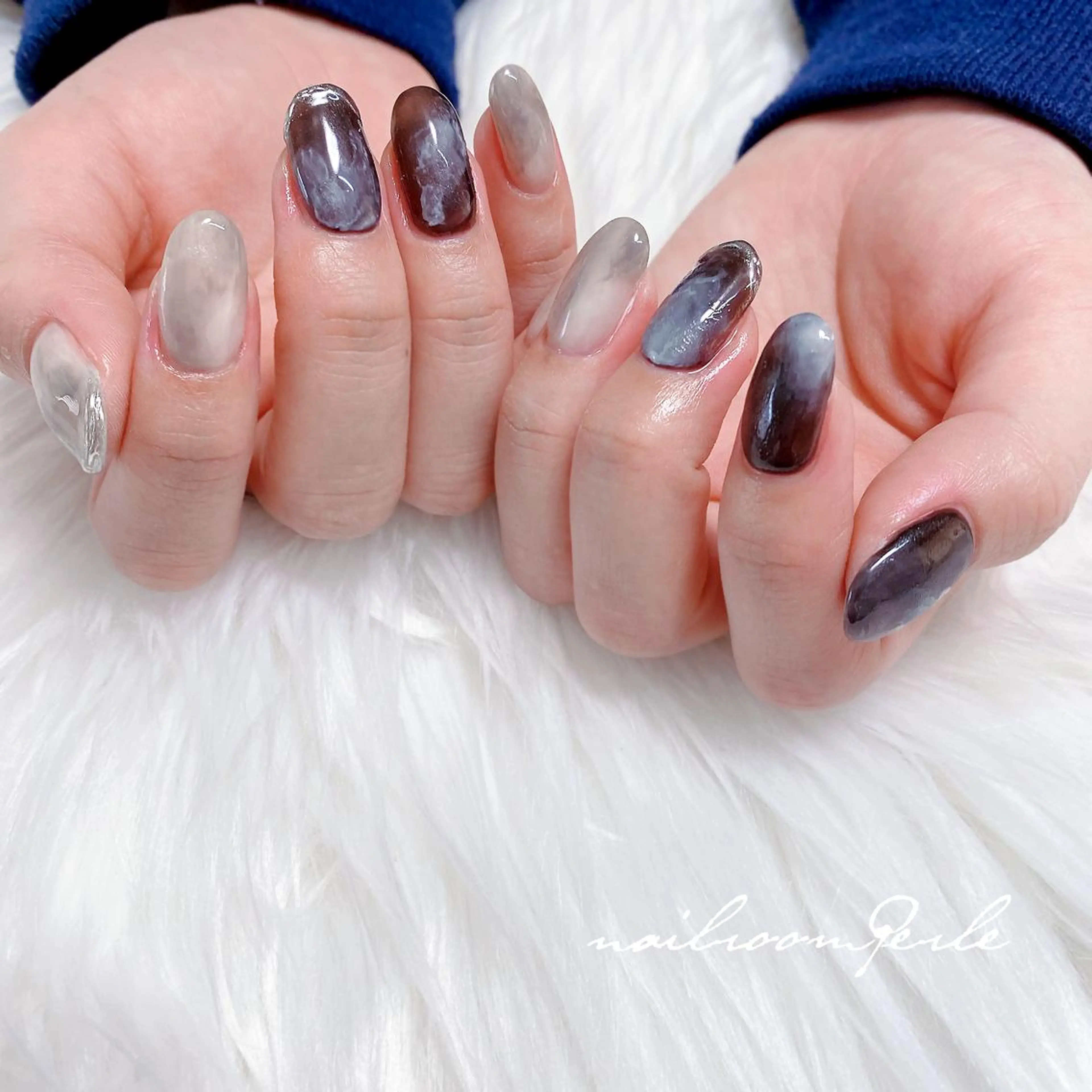 ネイル ハンドネイル nail room Perleのネイルデザイン