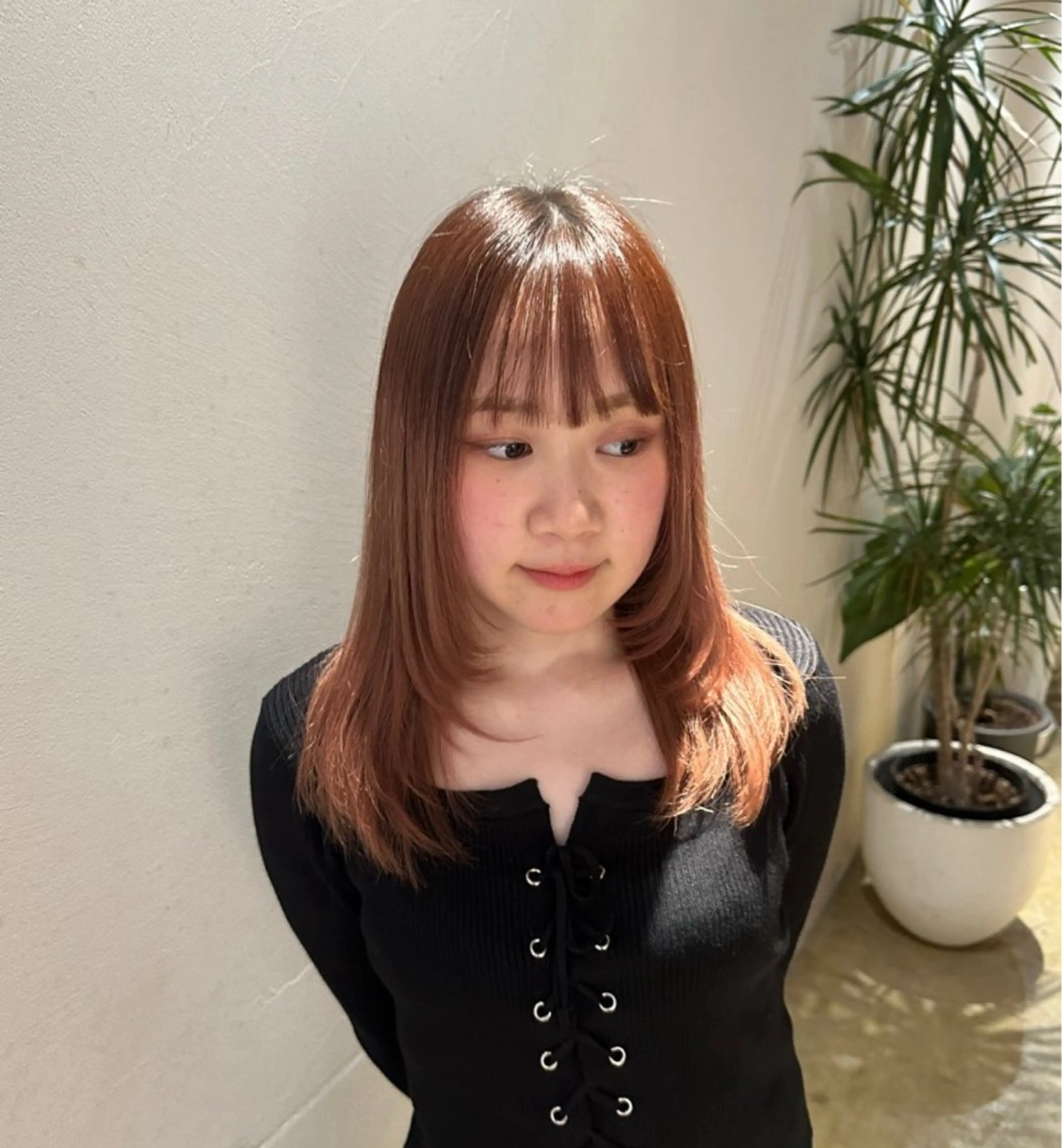 ロング あゆみ︎︎✮／ 暖色カラー／レイヤーのヘアスタイル
