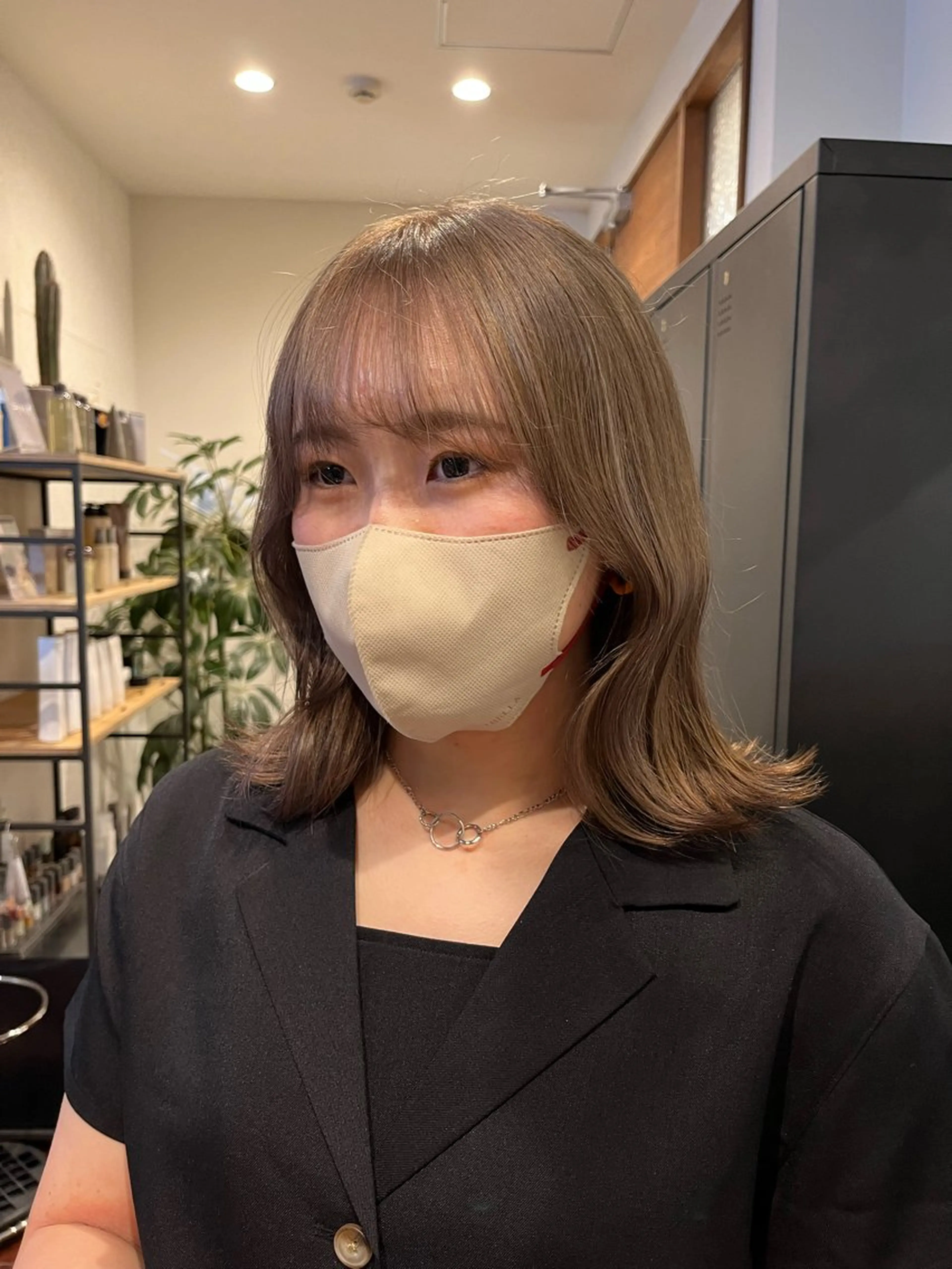 ミディアム 杉原 駿亮のヘアスタイル