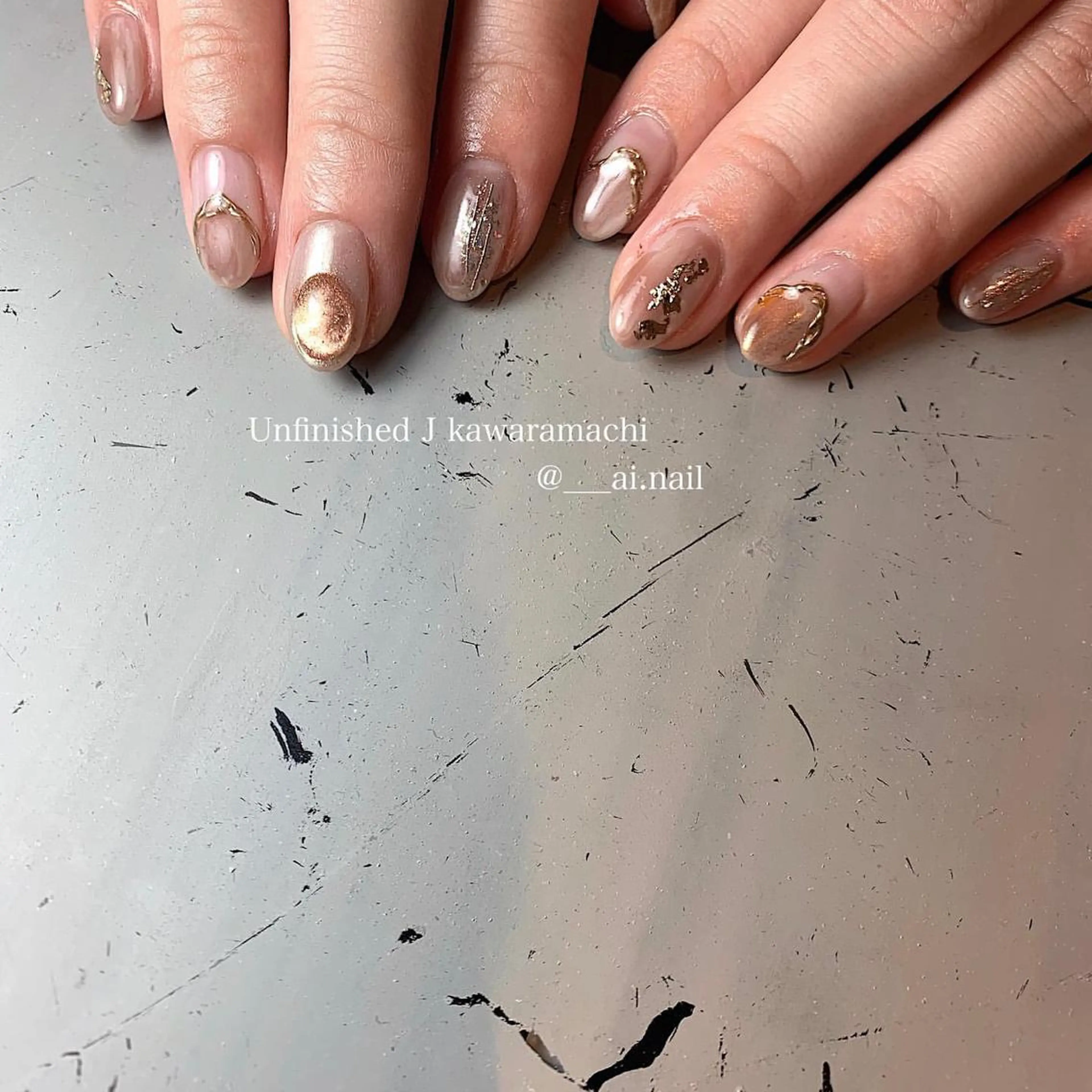 ネイル ハンドネイル 🍃伏見 / soL nail / aiのネイルデザイン